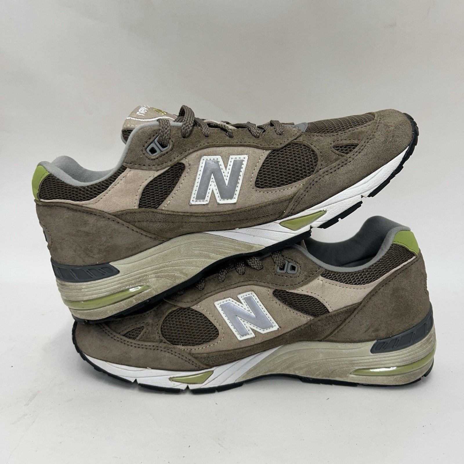 New Balance New Balance 991 Made In England “Olive Brown Tan” M991OLB Size US 8.5 / EU 41-42 - 3 Thumbnail