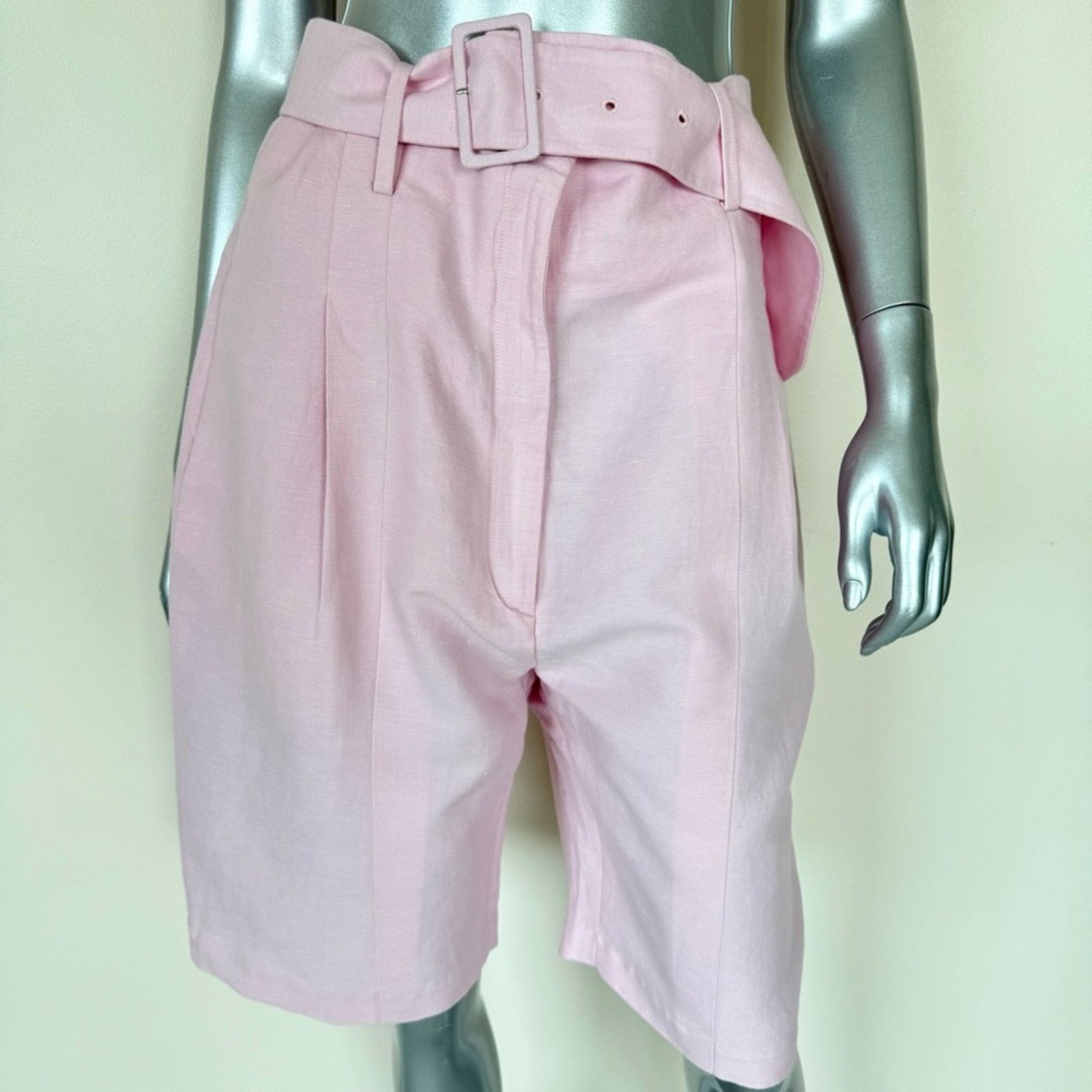 Other Stockholm Atelier & Stories women linen shorts size 8 US Size 30" / US 8 / IT 44 - 2 Thumbnail