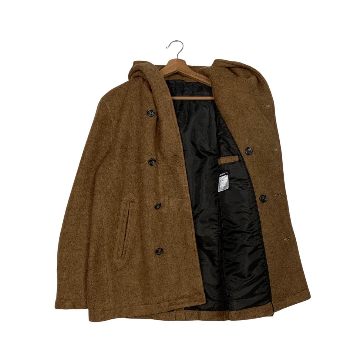 Katharine Hamnett London HAMNETT BLOUSON Double Breasted Hooded Jacket #2745-C124 Size L / US 10 / IT 46 - 9 Thumbnail