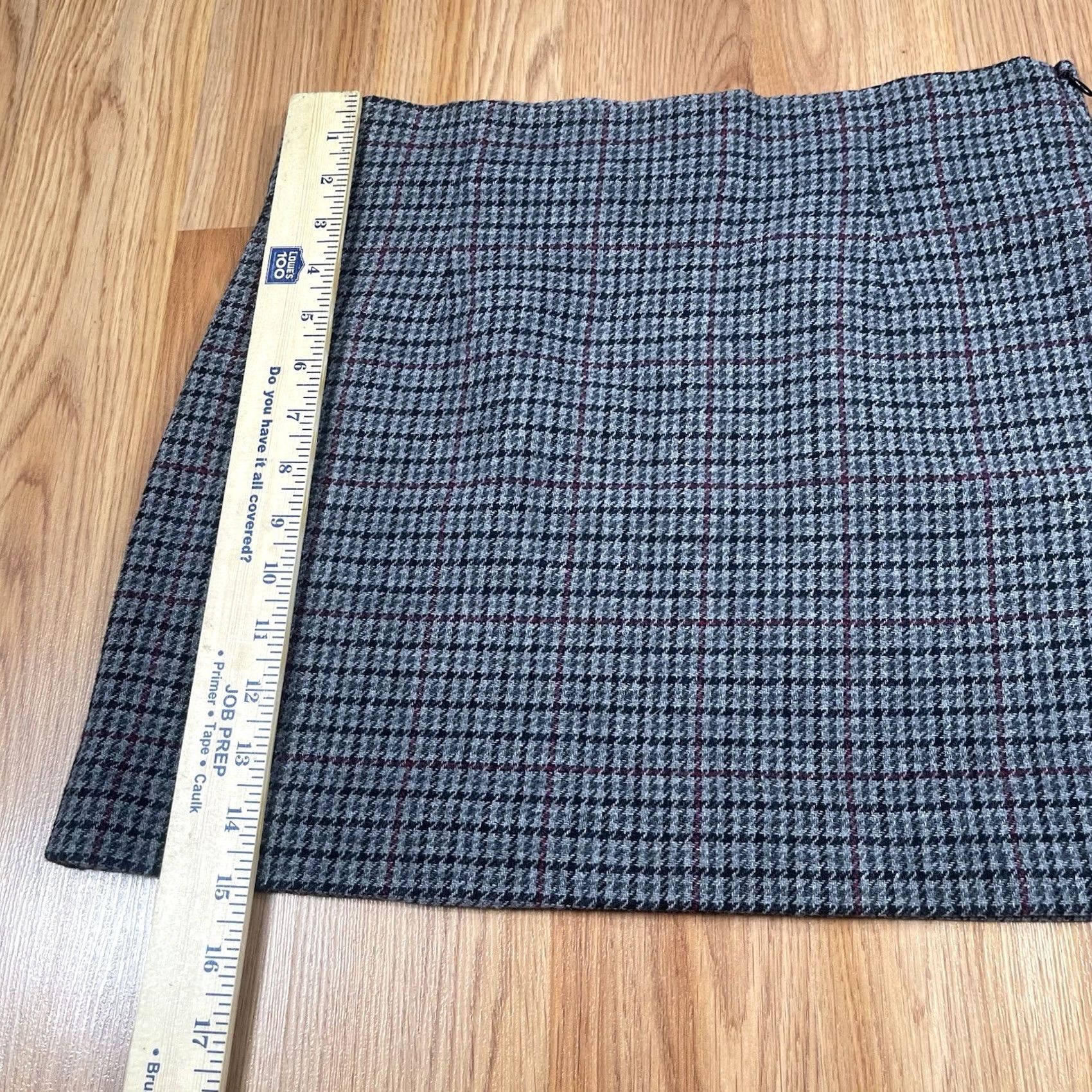Zara Zara Skirt Women's Size S Small Wool Blend Short Above Knee Length Pencil Gray Size 28" / US 6 / IT 42 - 7 Thumbnail