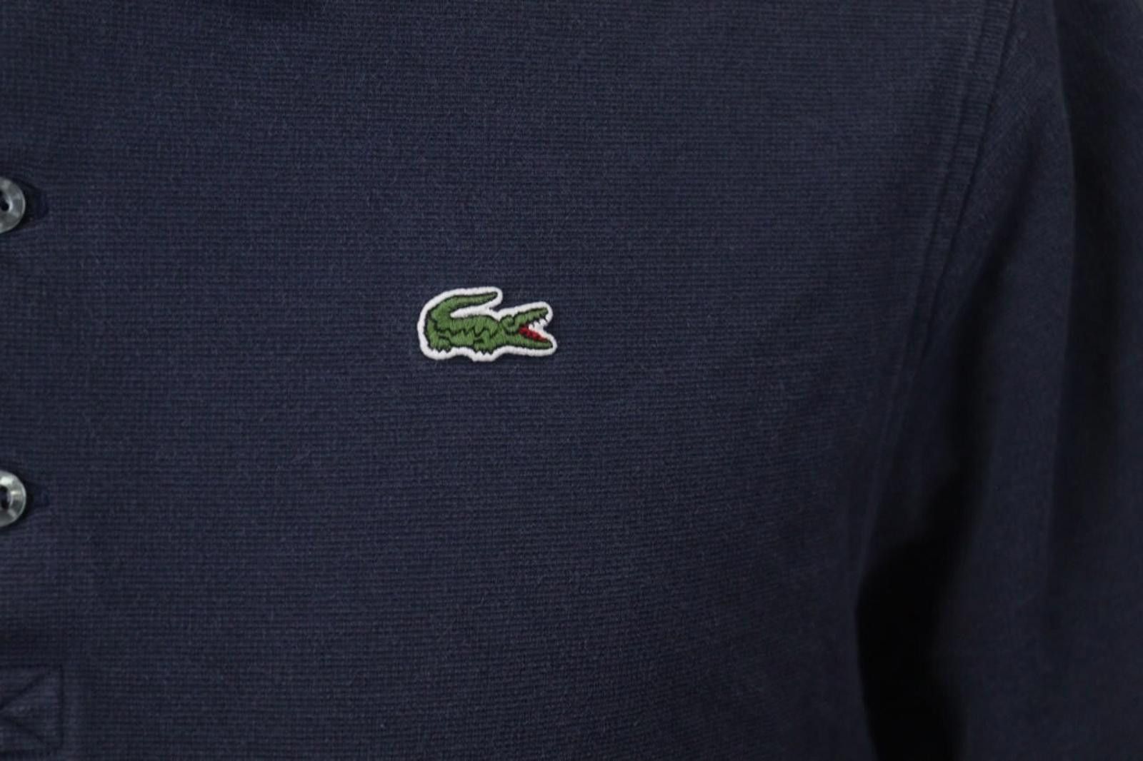 Lacoste Lacoste Navy 100% Cotton Button Front Polo Shirt Size 6 Size US M / EU 48-50 / 2 - 4 Thumbnail