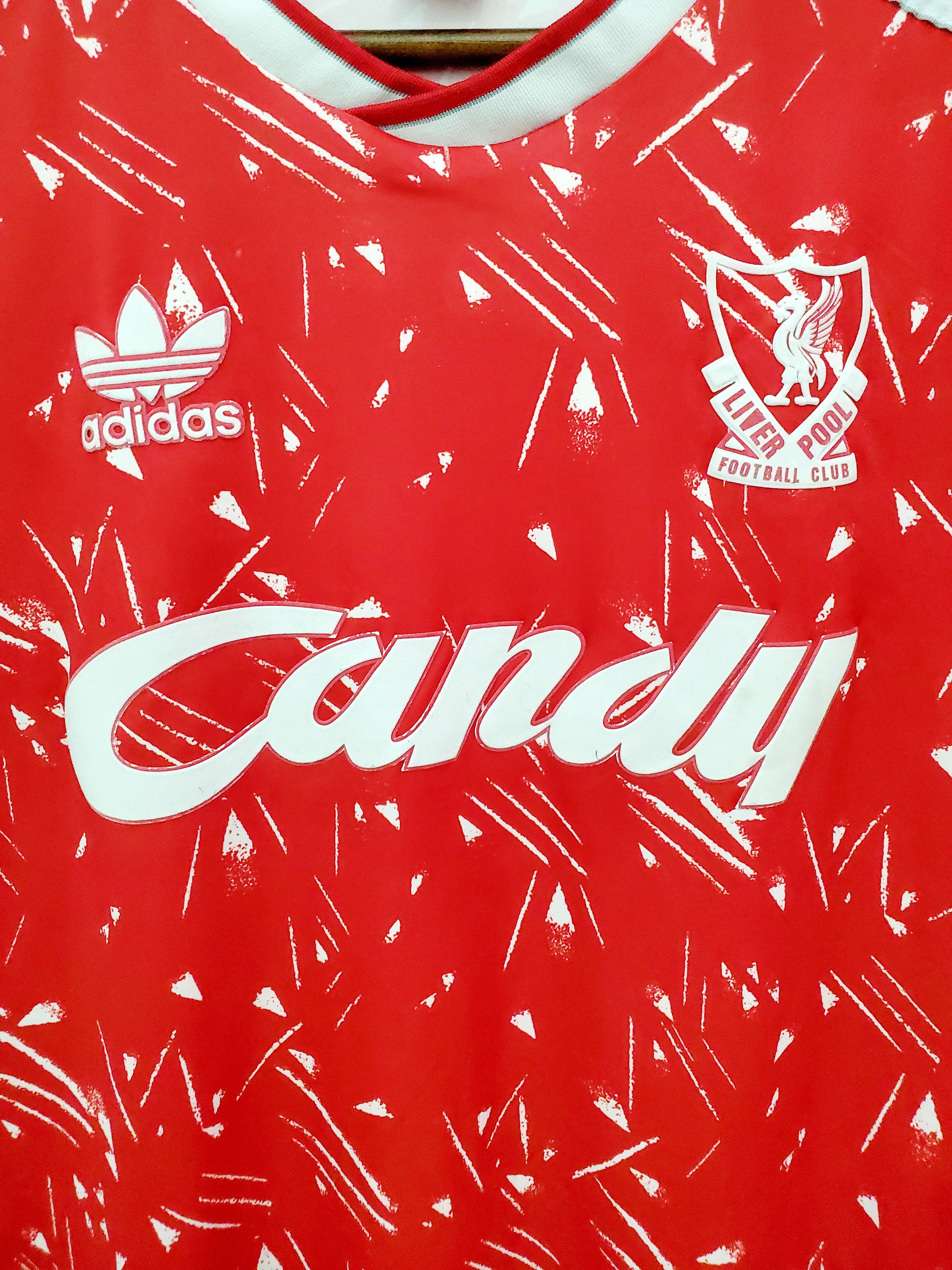 Vintage THE REDS 1989-1991 adidas LIVERPOOL FC Home reprint M Size US M / EU 48-50 / 2 - 2 Thumbnail