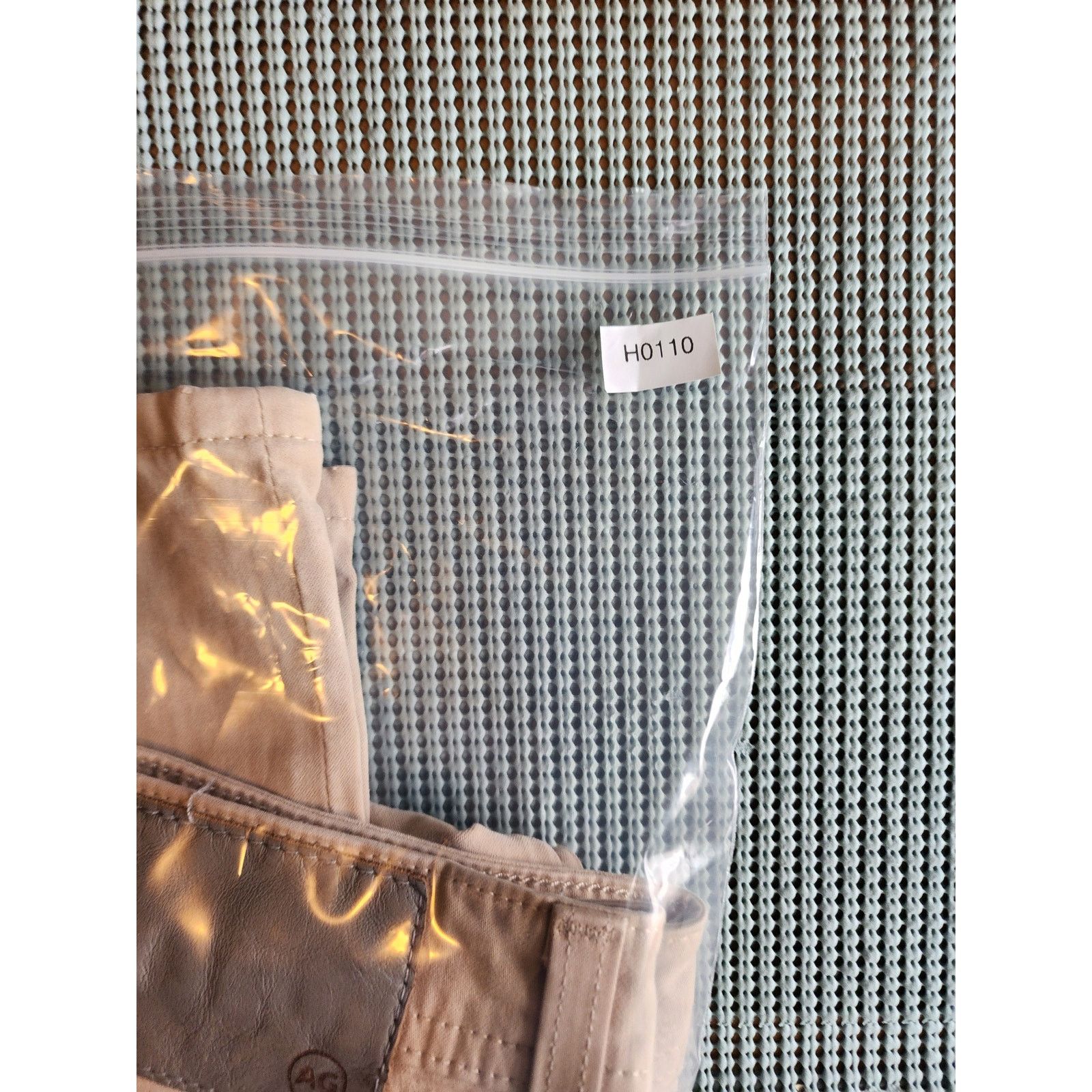 AG Adriano Goldschmied AG Everett Slim Straight Tan Pants 30X32 Size US 30 / EU 46 - 8 Thumbnail