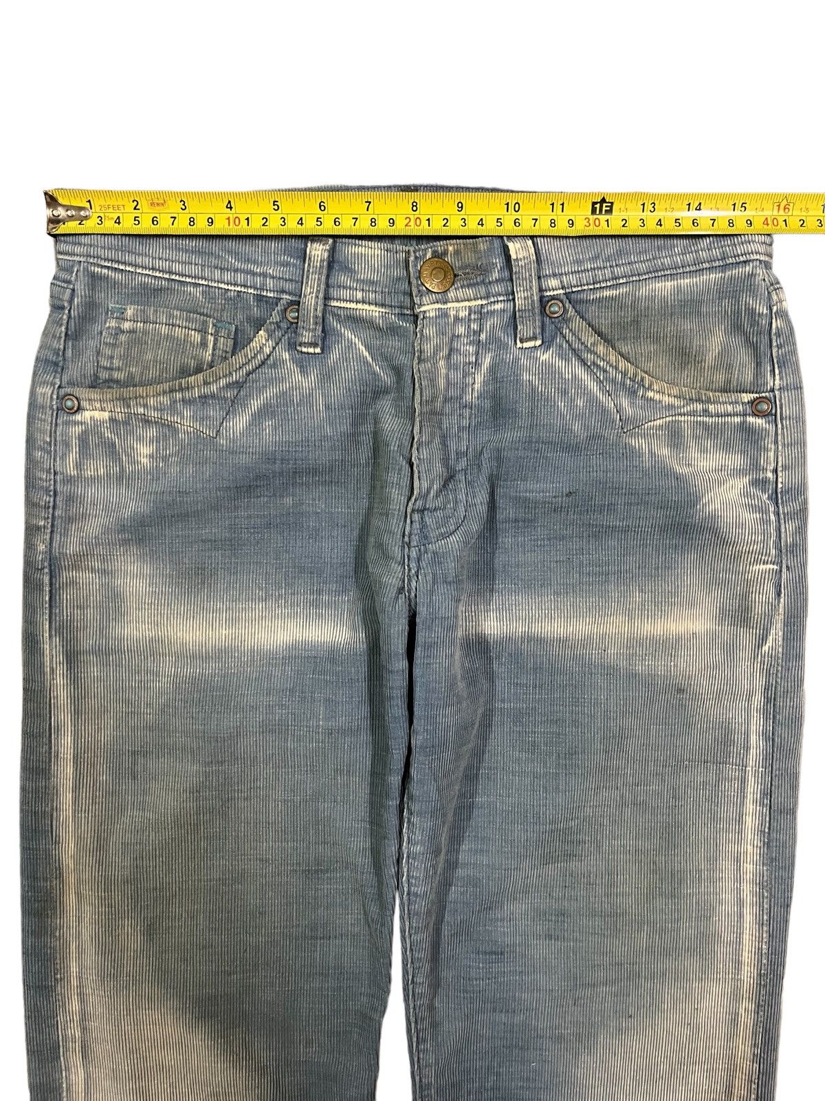 Levi's Vintage Levi’s 705 Blue Washed Bleached Corduroy Jeans Size US 30 / EU 46 - 15 Thumbnail