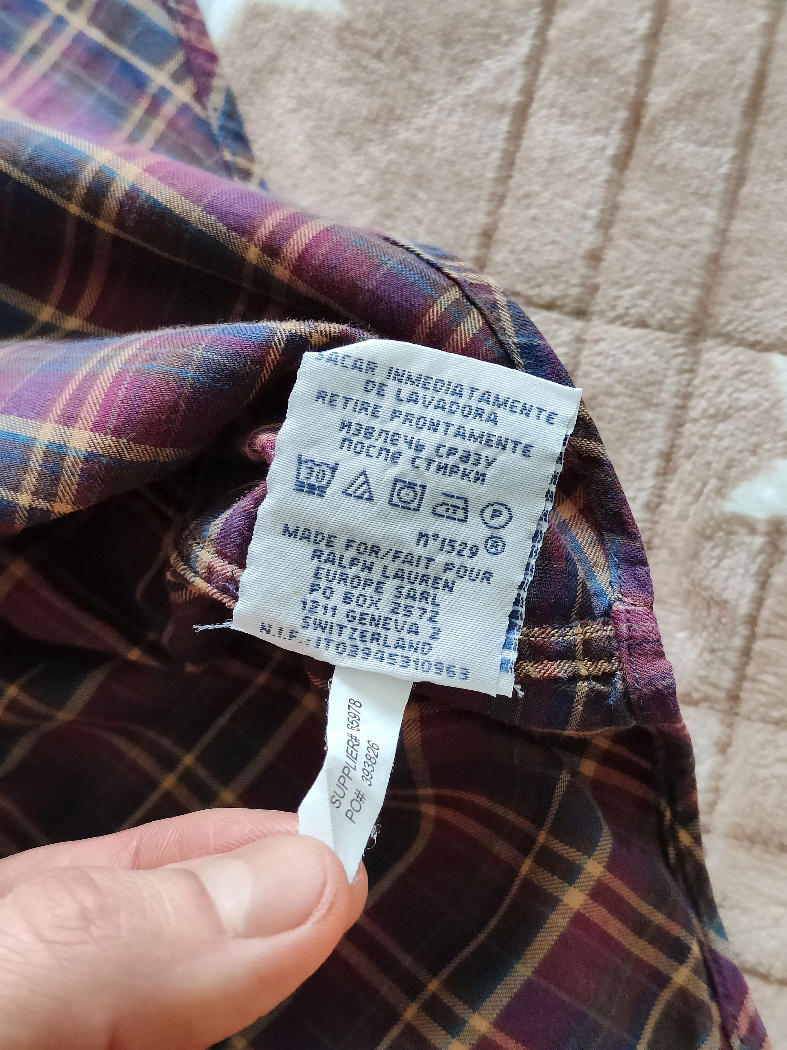 Polo Ralph Lauren Polo Ralph Lauren shirt men's checkered shirt Polo RL Size US L / EU 52-54 / 3 - 8 Thumbnail