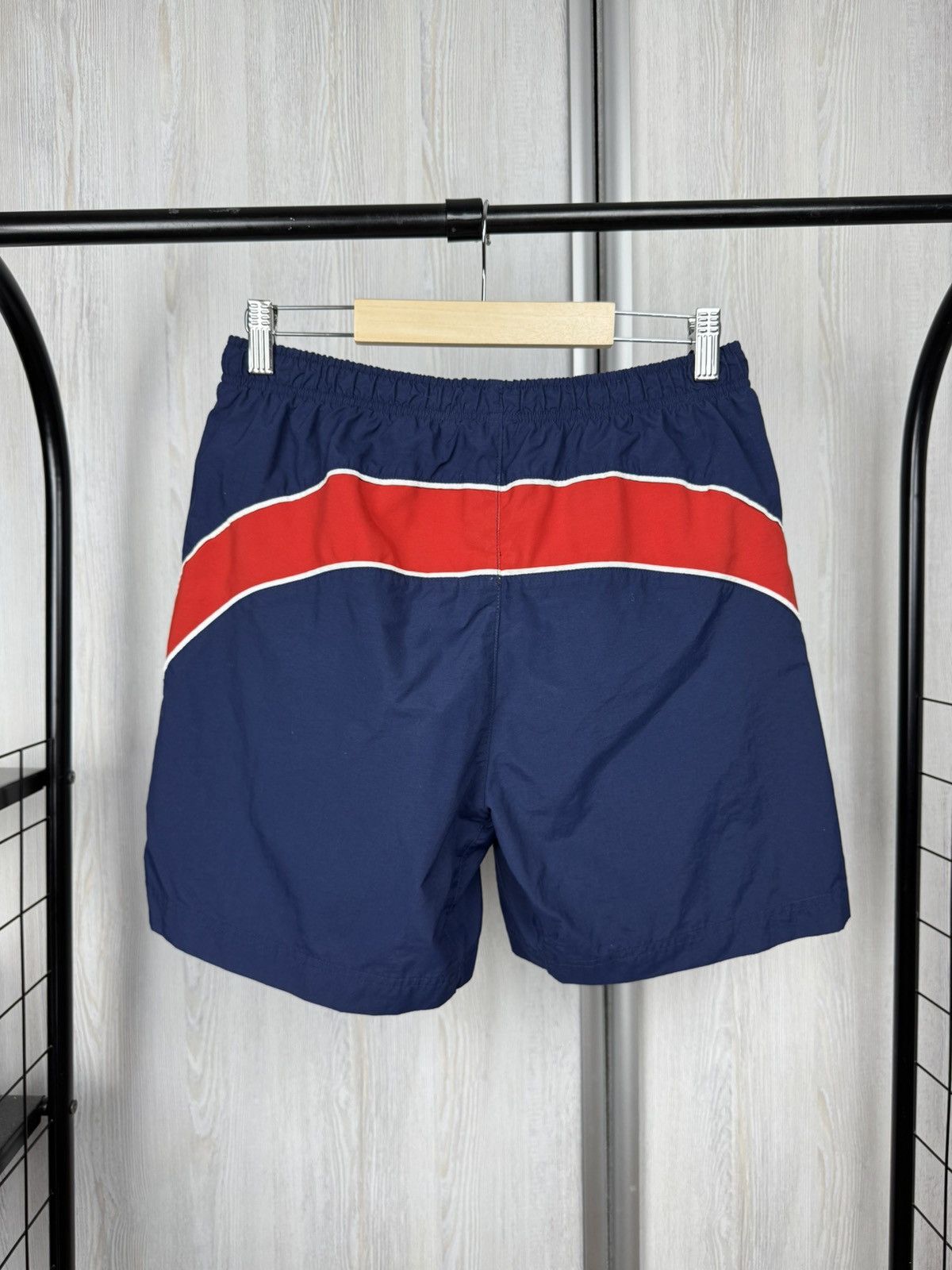 Nike Nike vintage y2k blue red nylon swoosh shorts Size US 30 / EU 46 - 5 Thumbnail