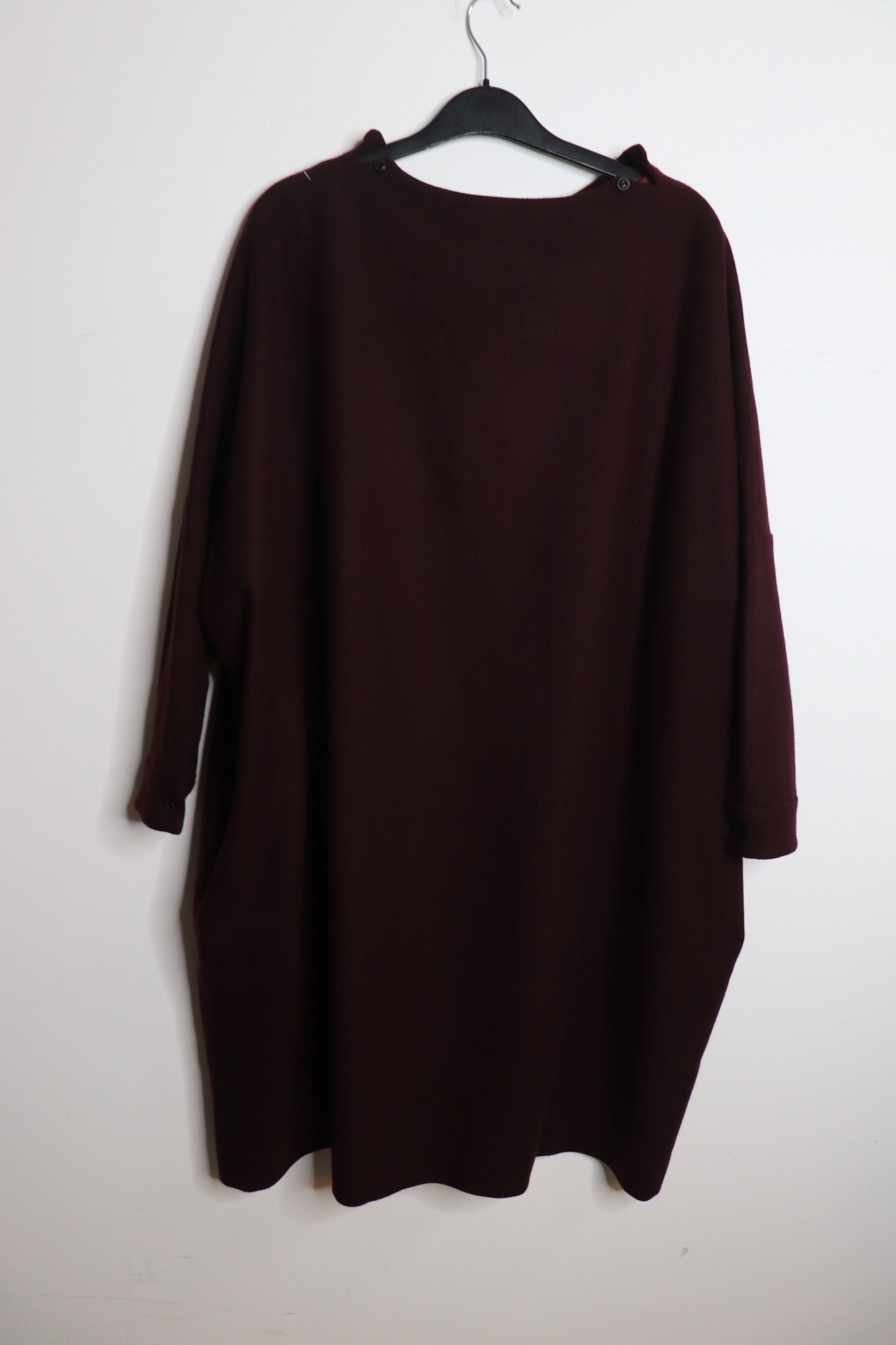 Arts & Science Plum wool midi dress - Size S / US 4 / IT 40 - 1 Thumbnail
