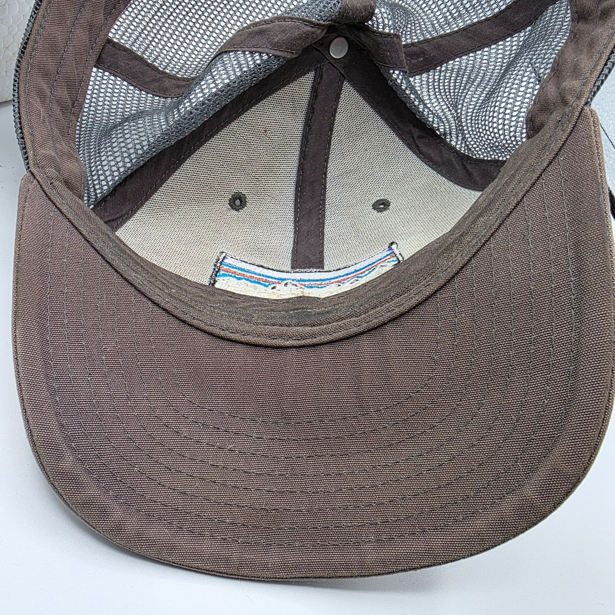 Patagonia Patagonia P-6 Logo Adults Brown Trucker Hat Outdoors Camping Size ONE SIZE - 7 Thumbnail