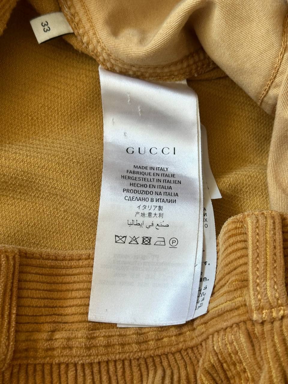 Gucci Gucci Mustard Corduroy Pants Size US 33 - 3 Thumbnail