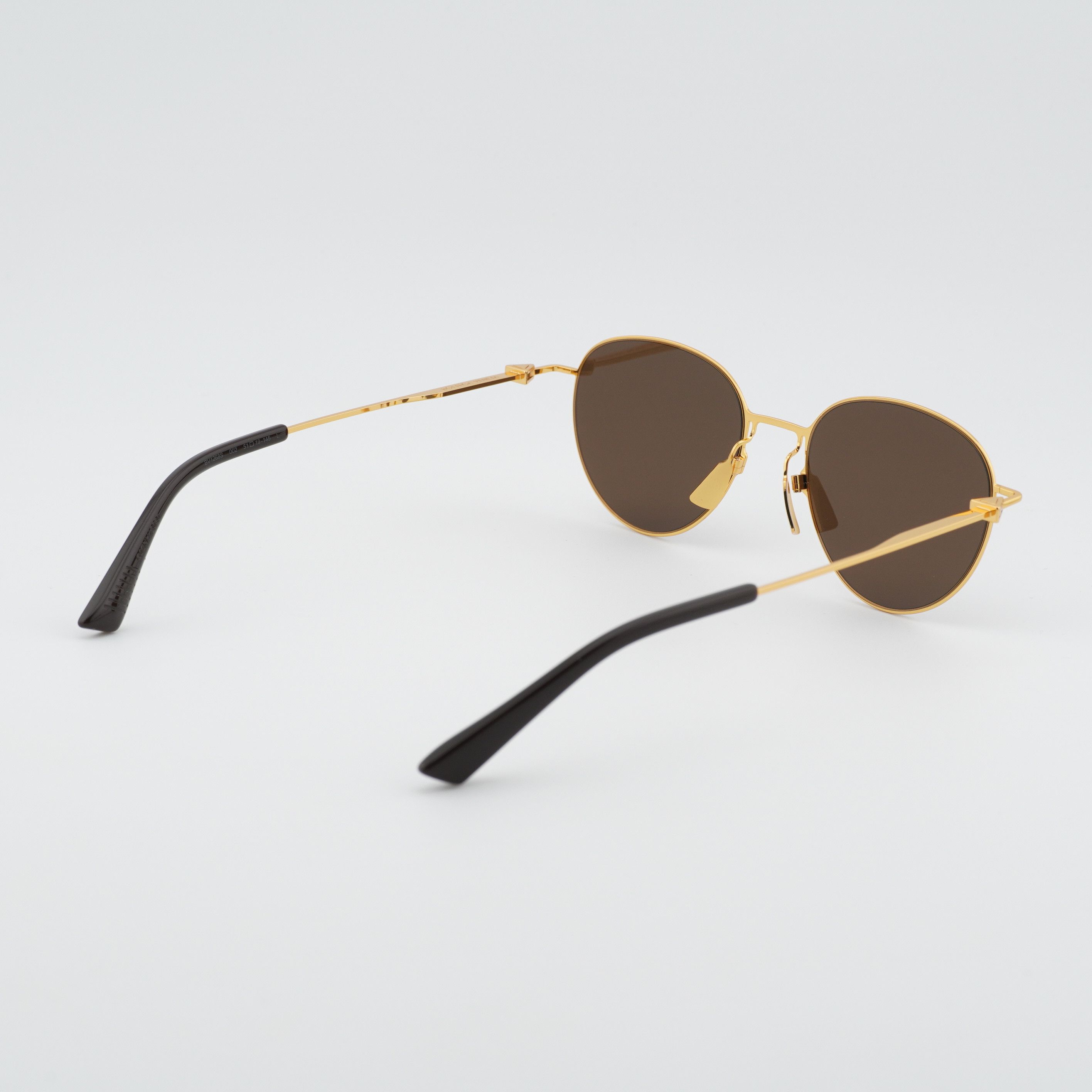 Bottega Veneta Bottega Veneta BV1268S 002 Gold Aviator Sunglasses Size ONE SIZE - 5 Thumbnail