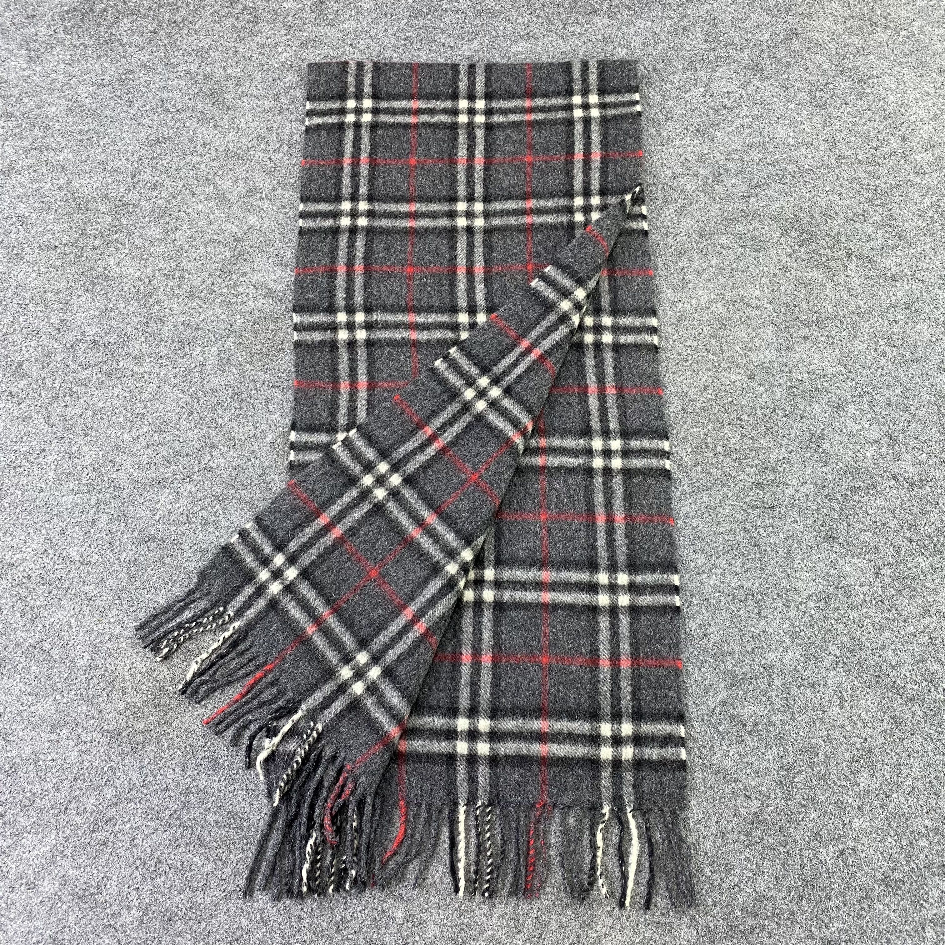 Burberry Vintage Burberry Cashmere Scarf / Muffler / Neckwear-K058 Size ONE SIZE - 3 Thumbnail