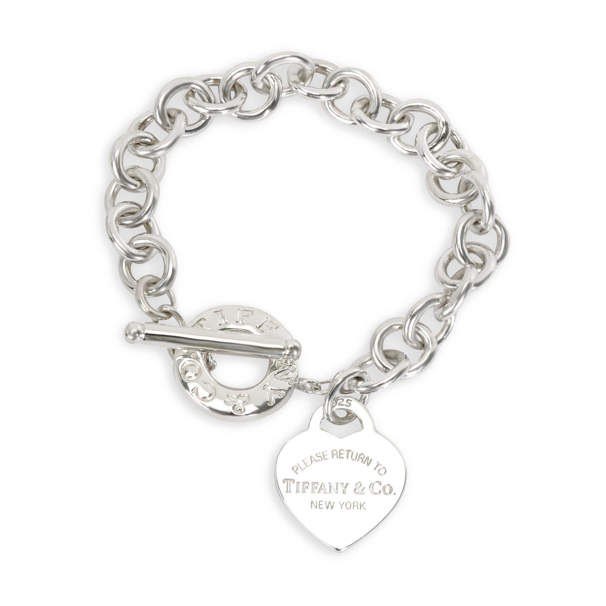 Tiffany & Co. Return to Tiffany Heart Tag Toggle Bracelet in Sterling Silver