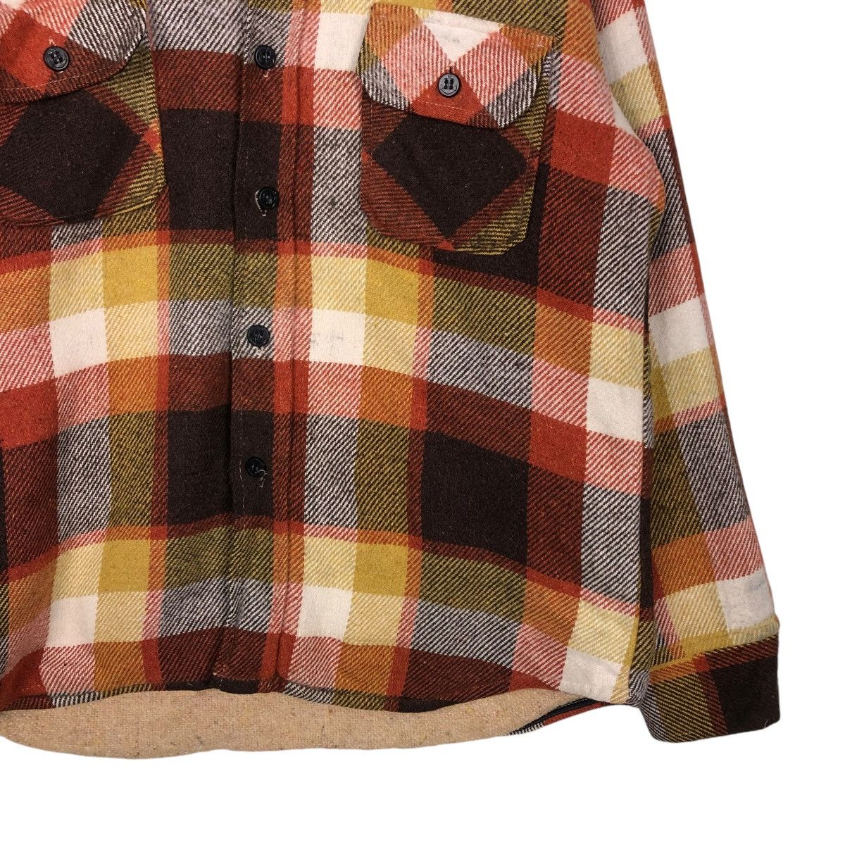 Vintage 🔥VINTAGE WOOL CHORE JACKET TARTAN DESIGN CPO BY PARK AVE Size US M / EU 48-50 / 2 - 7 Thumbnail
