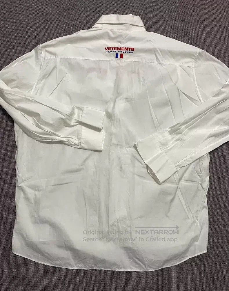 Vetements VETEMENTS Embroidered Logo White Shirt Size US L / EU 52-54 / 3 - 2 Thumbnail