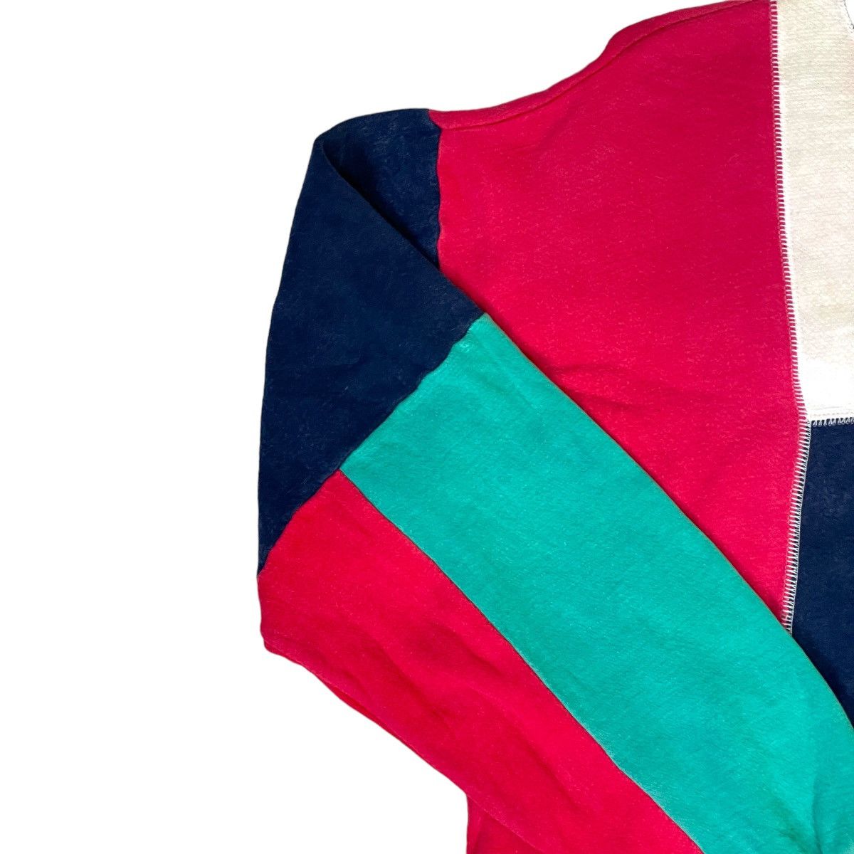 Vintage VTG Patchwork Multicolour Bridgestone Sweatshirt Size US L / EU 52-54 / 3 - 2 Thumbnail