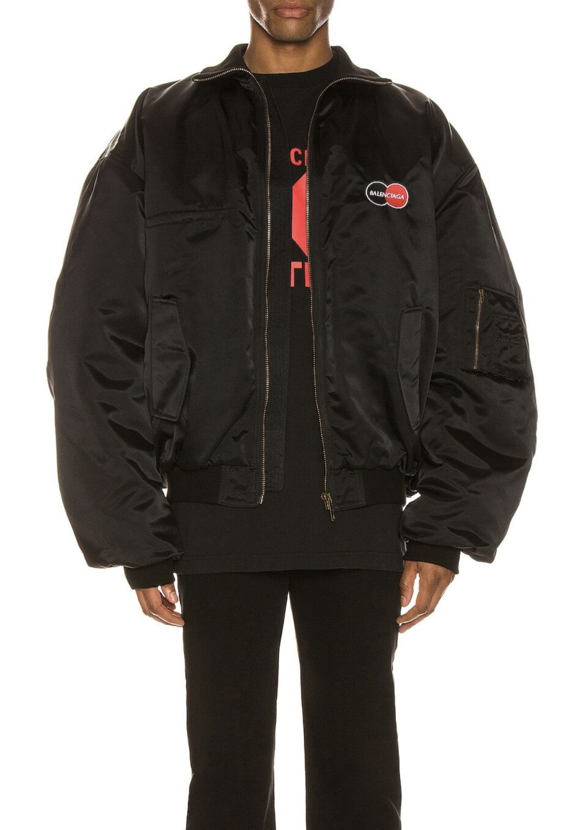 Balenciaga Uniform Bomber Jacket Size US M / EU 48-50 / 2 - 3 Thumbnail