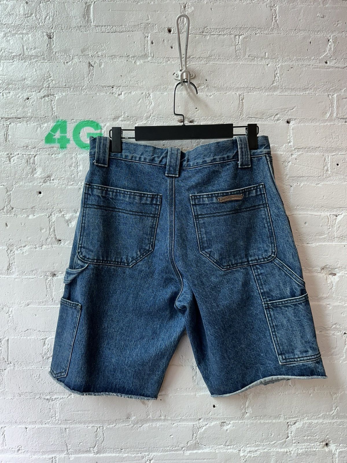 Chrome Hearts Chrome Hearts Double Knee Denim Shorts Size US 29 - 4 Thumbnail