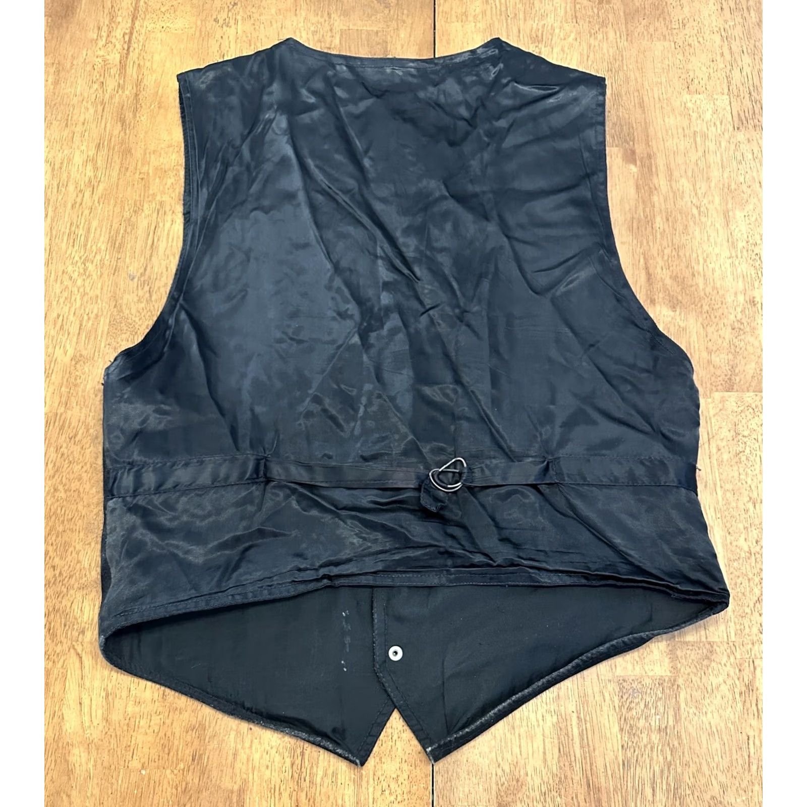 Vintage VINTAGE Paragraff Leather Vest Black Mens XL Biker Size US XL / EU 56 / 4 - 3 Thumbnail