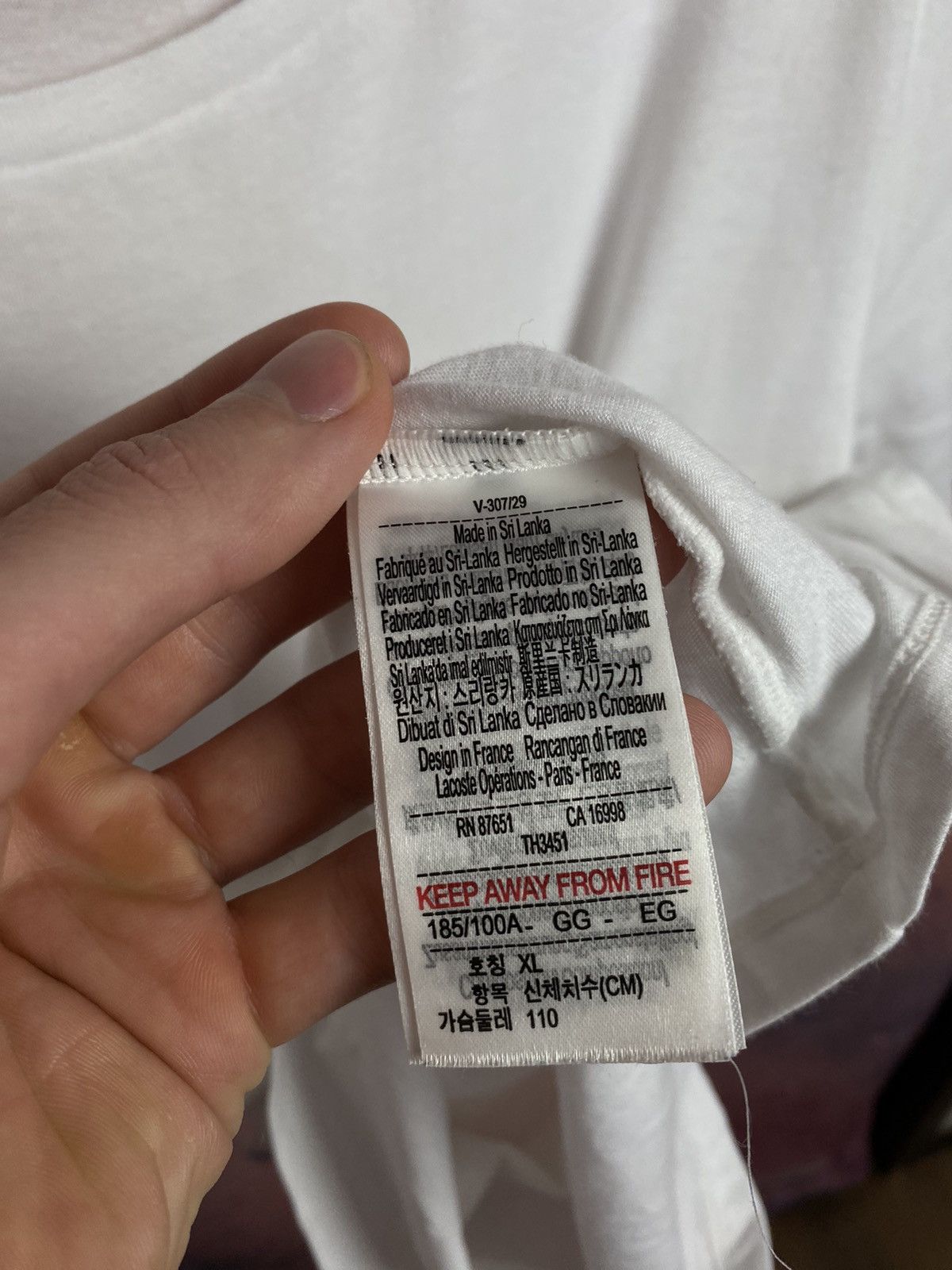 Lacoste Lacoste luxury streetwear tee Size US XL / EU 56 / 4 - 6 Thumbnail