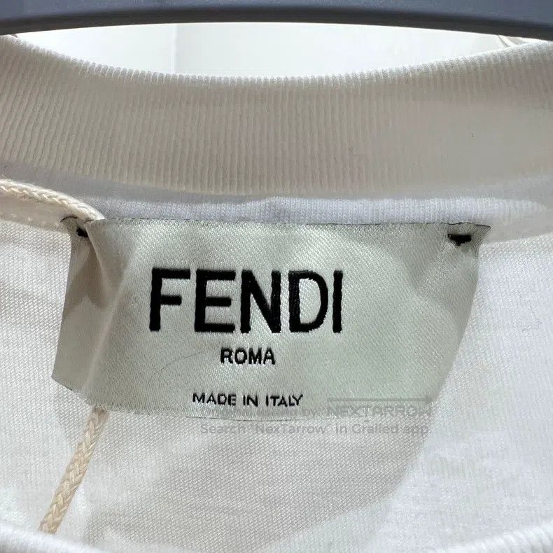 Fendi Fendi Lettering slogan embroidered round neck short sleeve Size S / US 4 / IT 40 - 3 Thumbnail