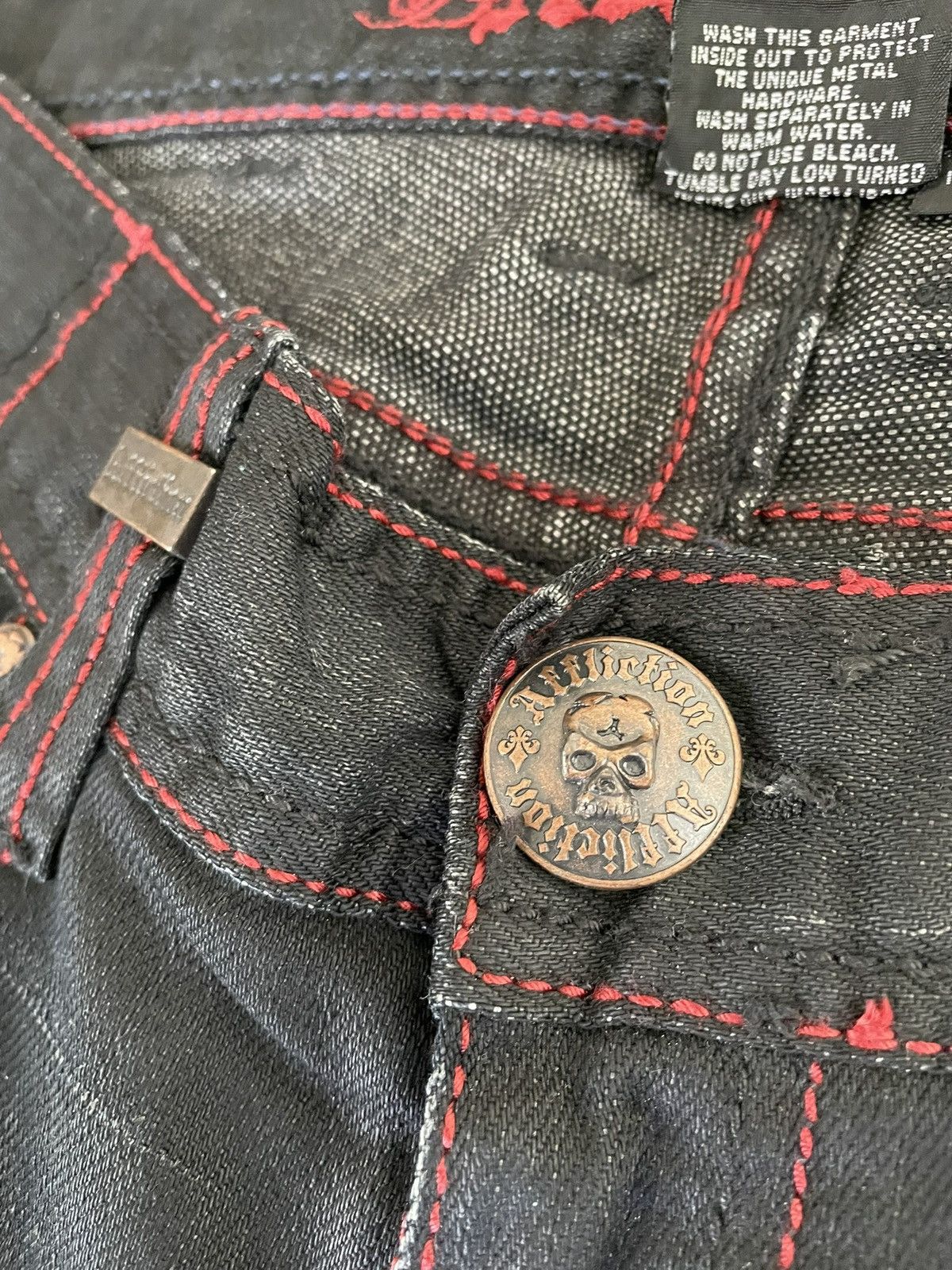 Affliction Affliction Black denim Size US 32 / EU 48 - 7 Thumbnail
