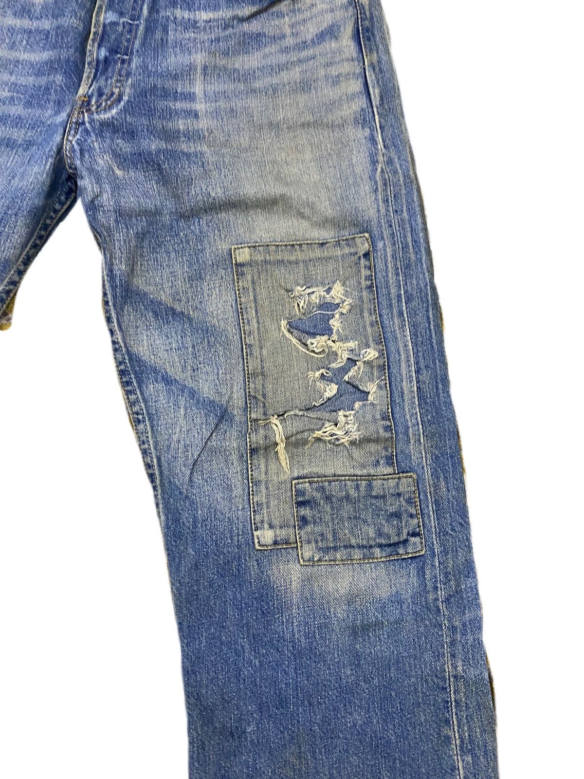 Levi's Vintage 90s Levis Ripped Style Kurt Cobain Nirvana Size US 33 - 3 Thumbnail
