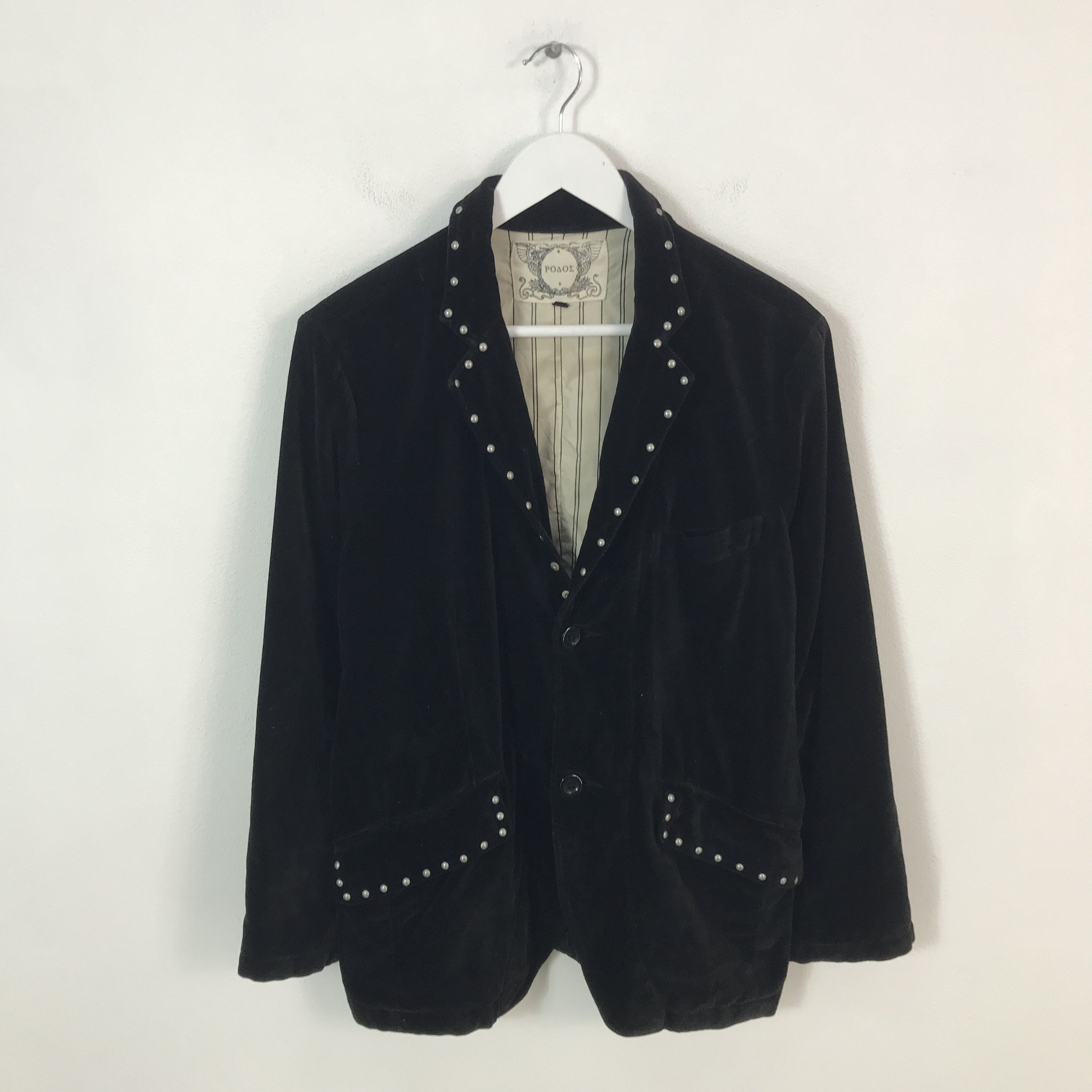 Japanese Brand Japan Punk Design Velvet Jacket poaom Jacket Size US M / EU 48-50 / 2 - 1 Thumbnail