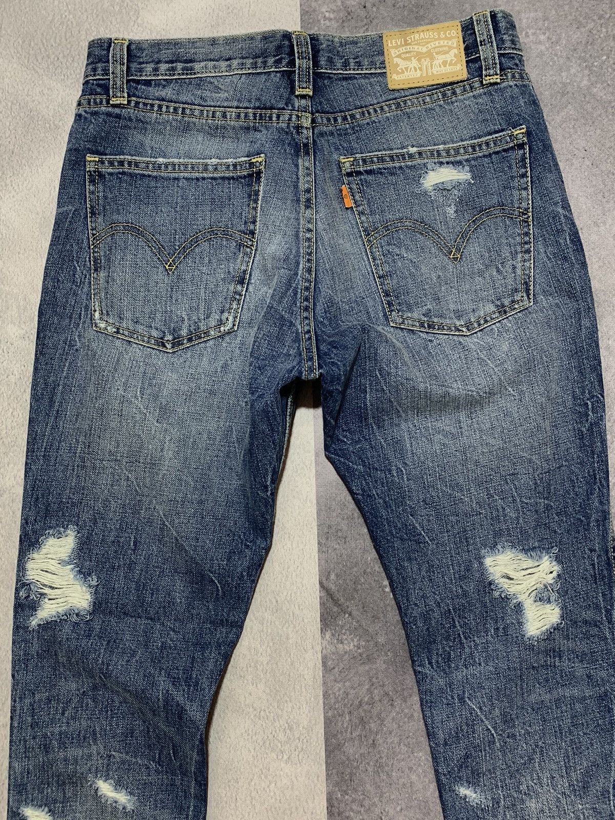 Levi's × Vintage Vintage Y2K Levi’s denim jeans distressed style size 27 Size 27" / US 4 / IT 40 - 6 Thumbnail