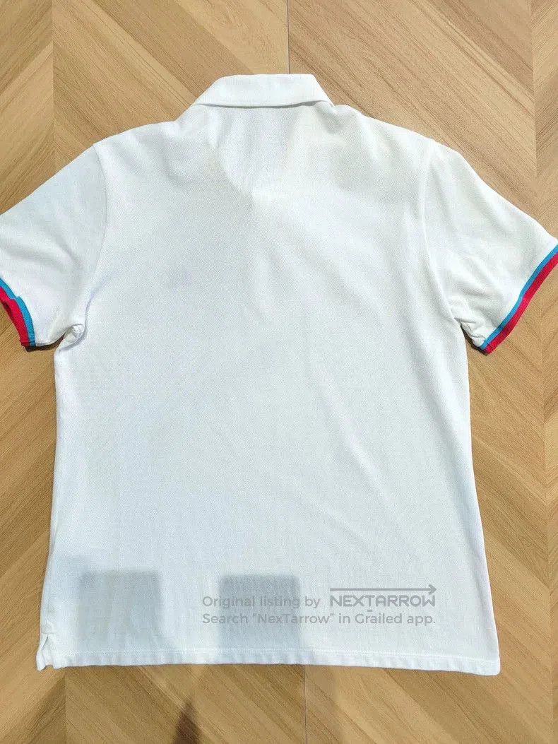 Burberry Burberry Unisex White Polo Shirt L. Size US L / EU 52-54 / 3 - 2 Thumbnail