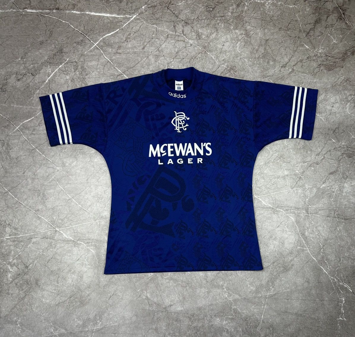 Adidas Vintage Adidas Rangers 1994-96 Home Jersey Size Xl Size US XL / EU 56 / 4 - 1 Thumbnail