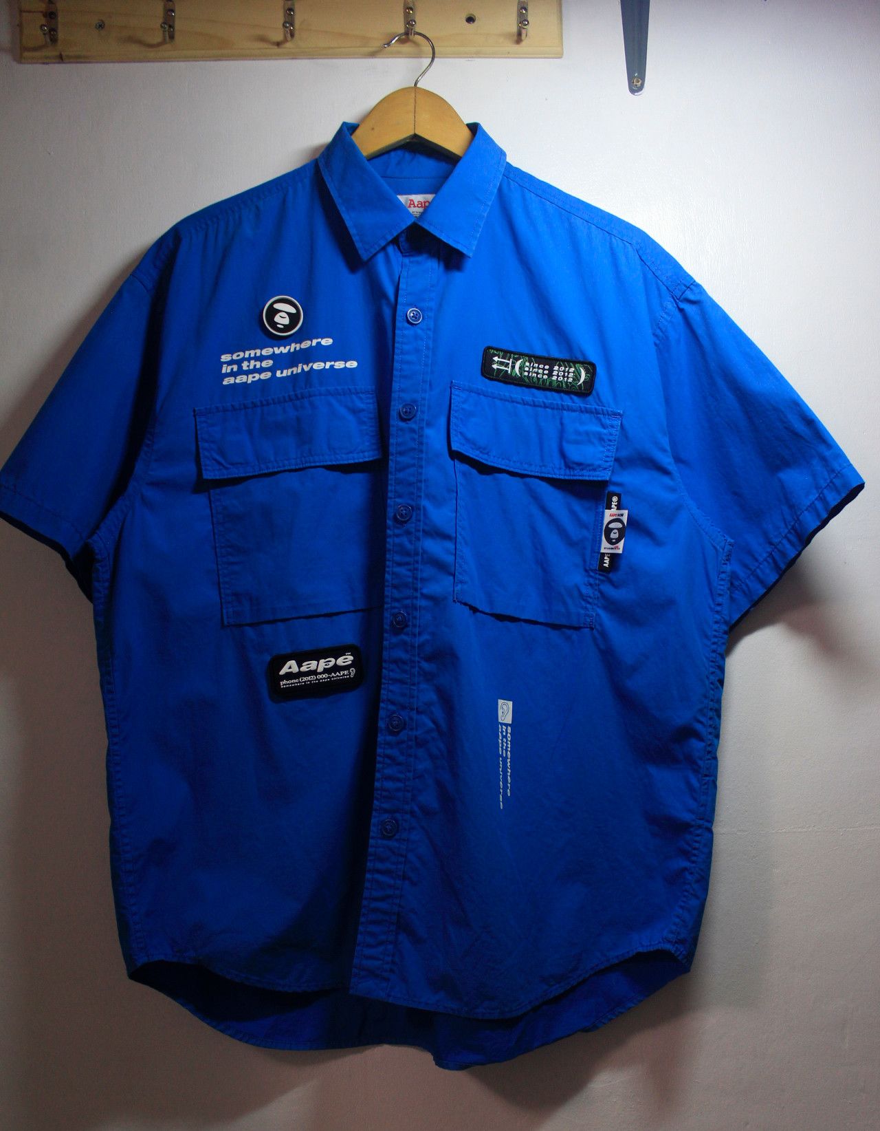 Aape AAPE Utility Button Down Shirt Size US M / EU 48-50 / 2 - 1 Thumbnail
