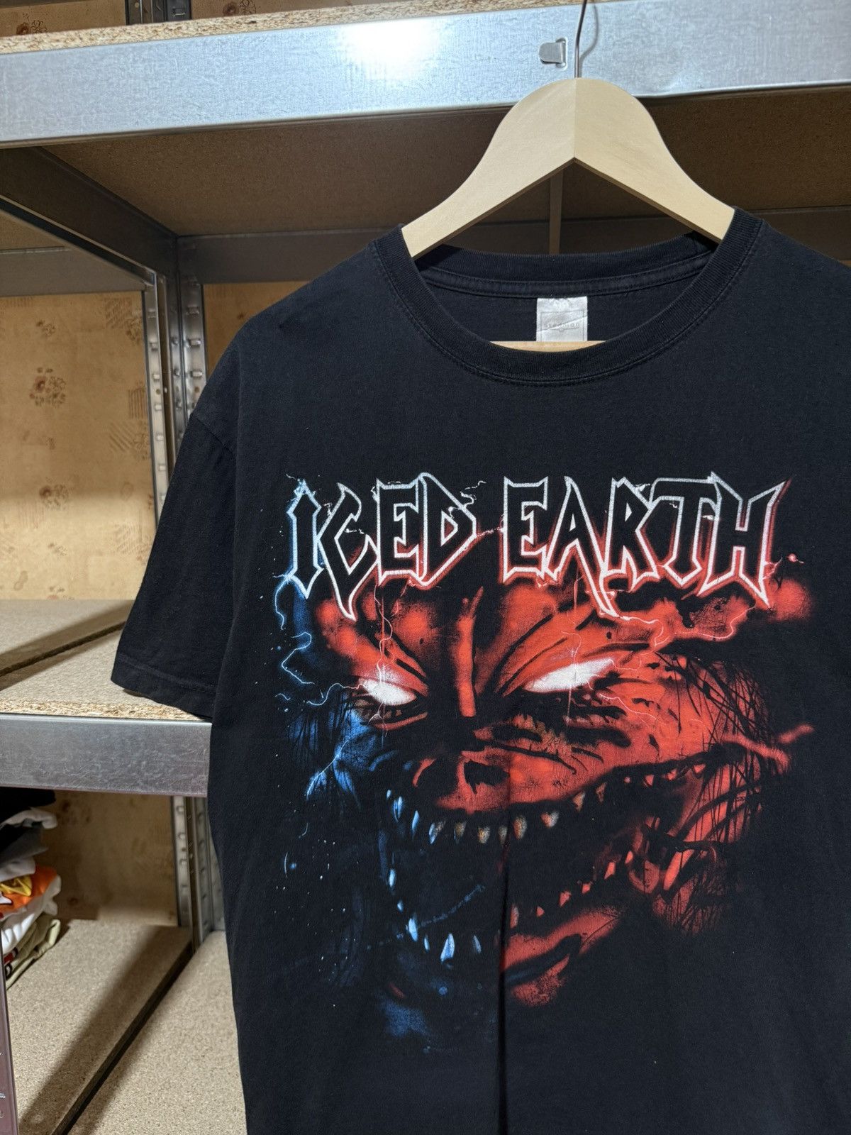 Band Tees × Vintage Vintage 2000’s Iced Earth Mother Fuckin T-Shirt Y2K Hype Size US L / EU 52-54 / 3 - 3 Thumbnail