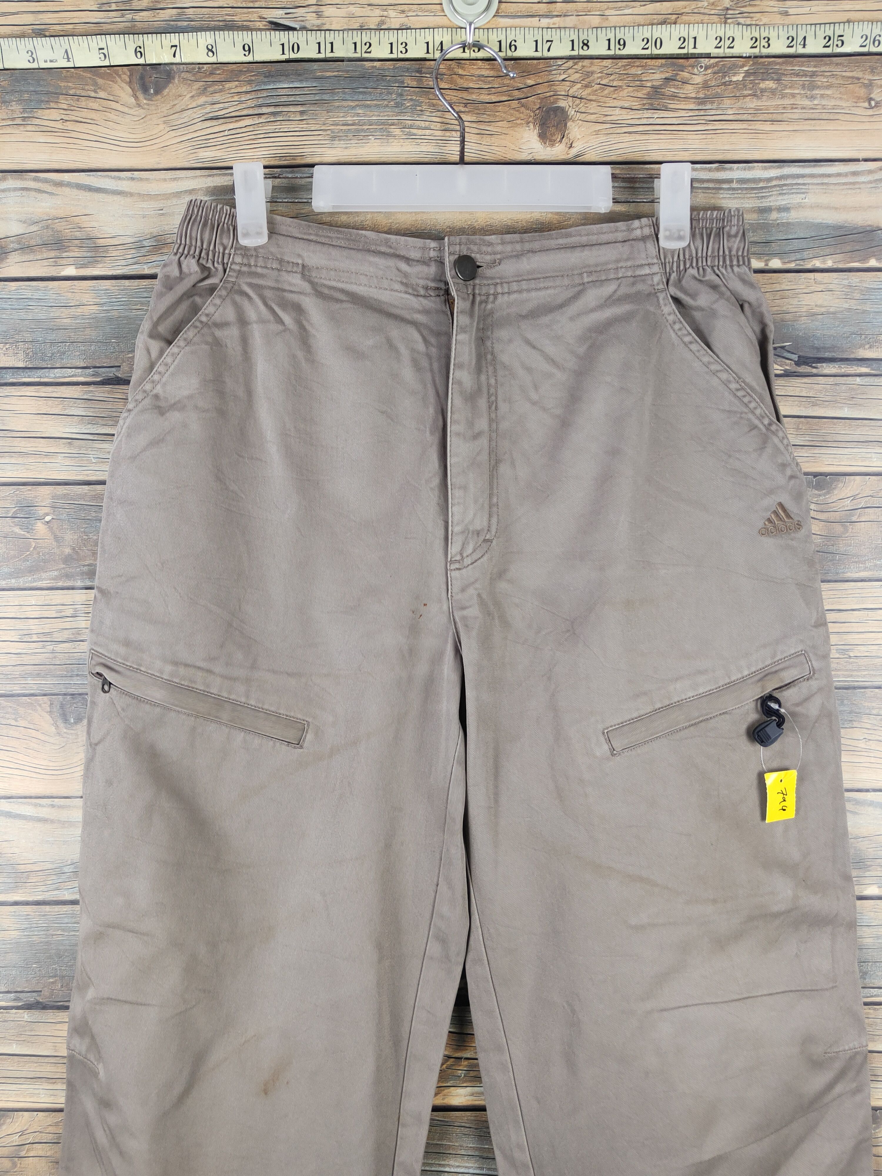 Adidas DL Adidas Beige Multipocket Tactical Casual Pants #794 Size US 33 - 2 Thumbnail