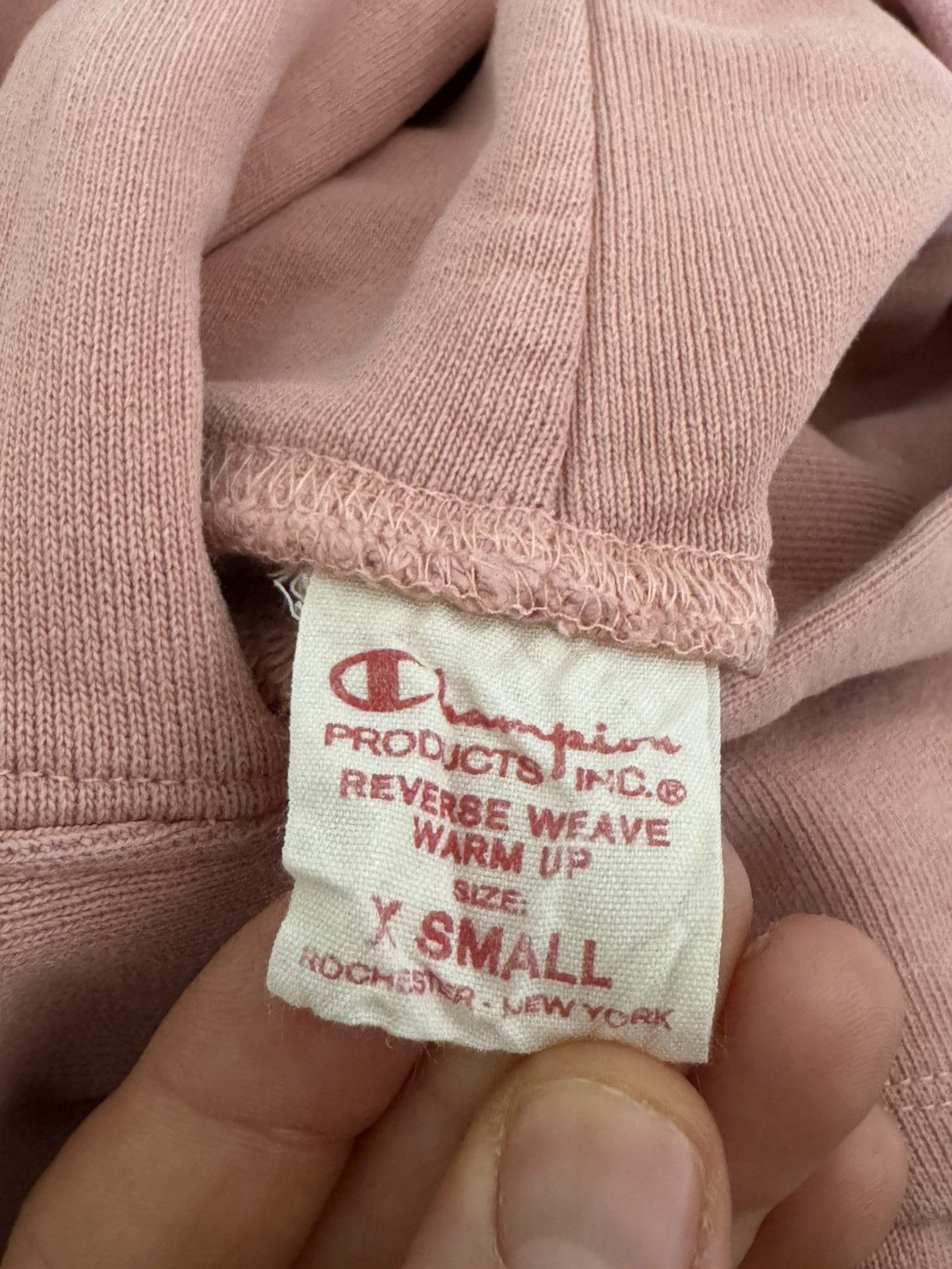 Champion Champion Reverse Weave Hoodie Pink XS – Rochester NY Size XS / US 0-2 / IT 36-38 - 3 Thumbnail
