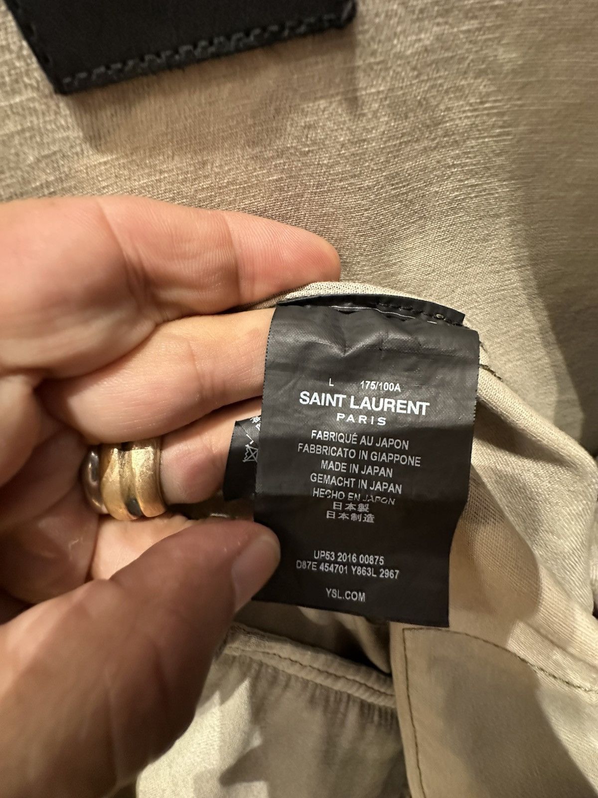 Yves Saint Laurent Hedi Slimane saint Laurent “Love” Camo Jacket - L Size US L / EU 52-54 / 3 - 6 Thumbnail