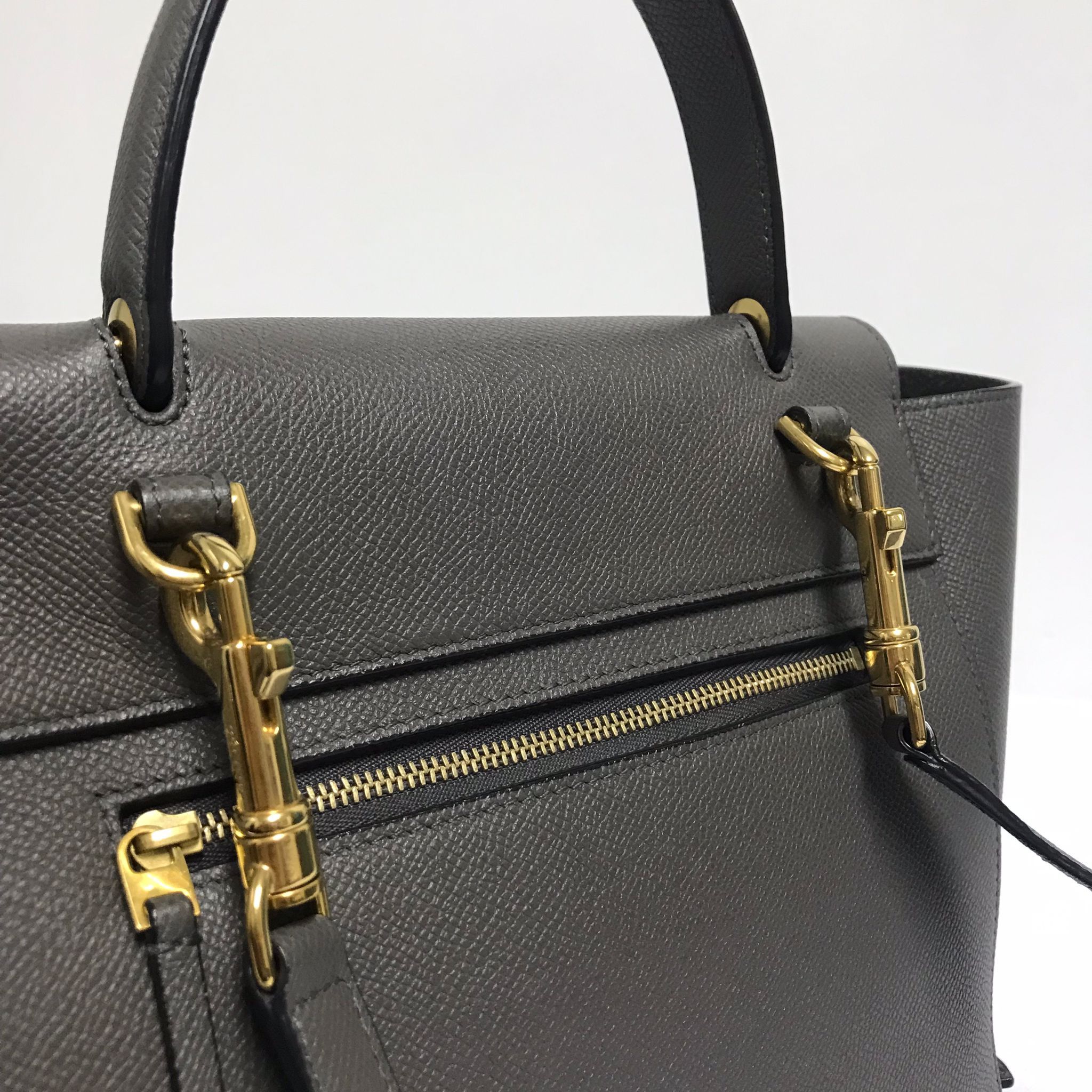 Celine Celine Micro Belt Small Elephant Grey Crossbody Bag Size ONE SIZE - 10 Thumbnail