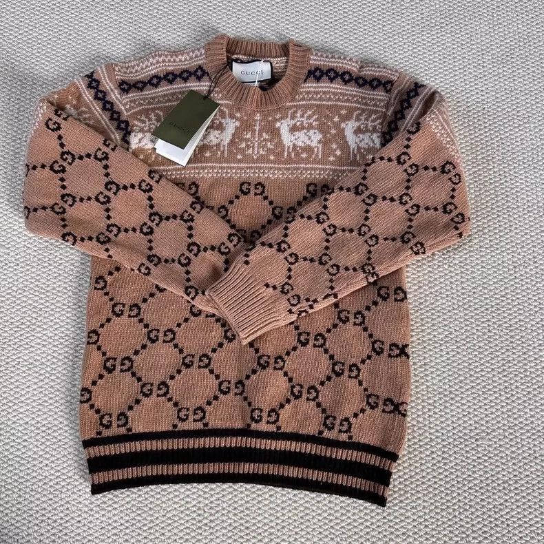 Gucci Gucci Fair Isle Logo Sweater Size XS- DMC Size US XS / EU 42 / 0 - 1 Thumbnail