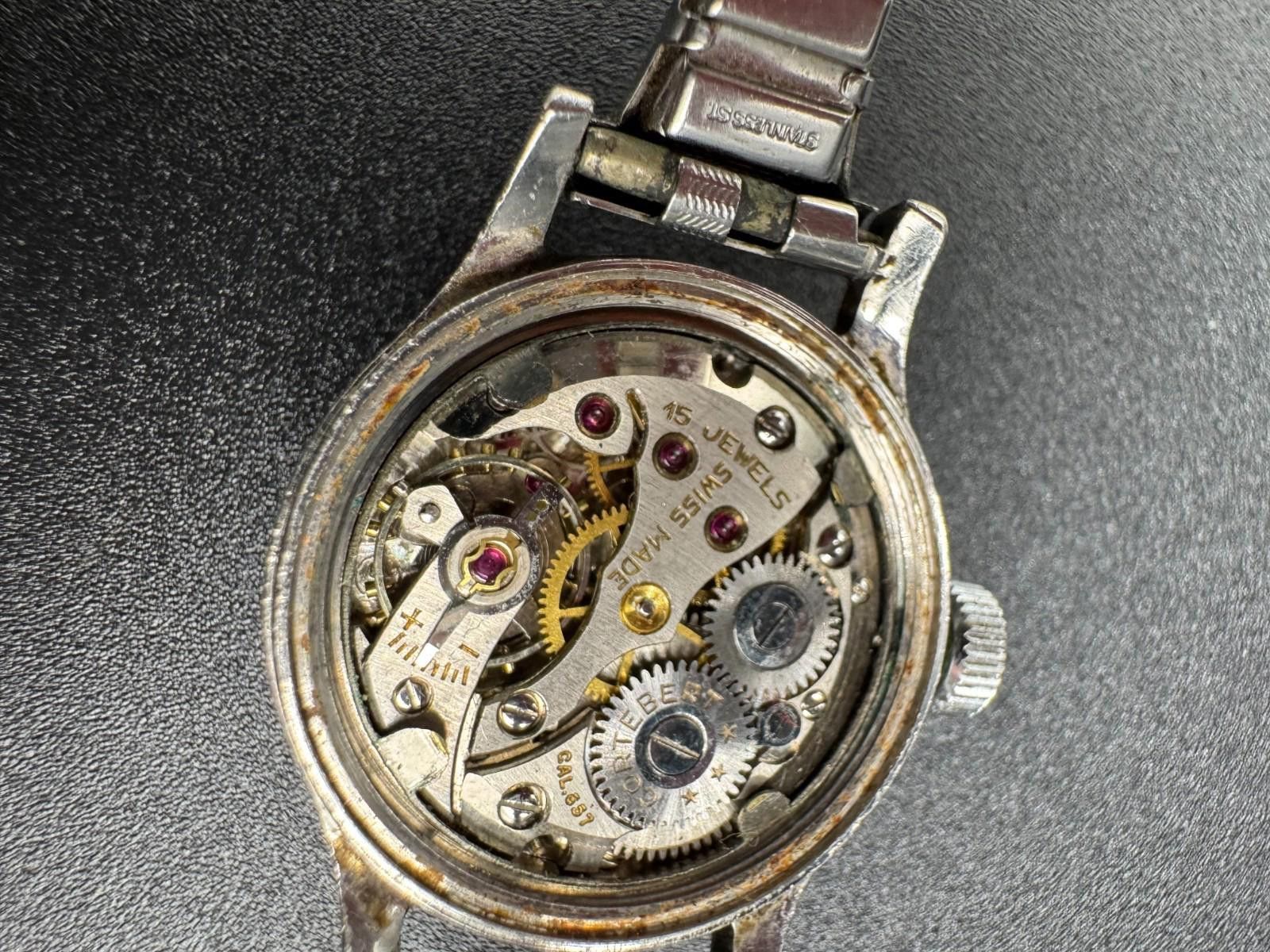 Other Vintage Cortebert Sport Swiss Watch 15 Jewels Manual Wind Tr Size ONE SIZE - 7 Thumbnail