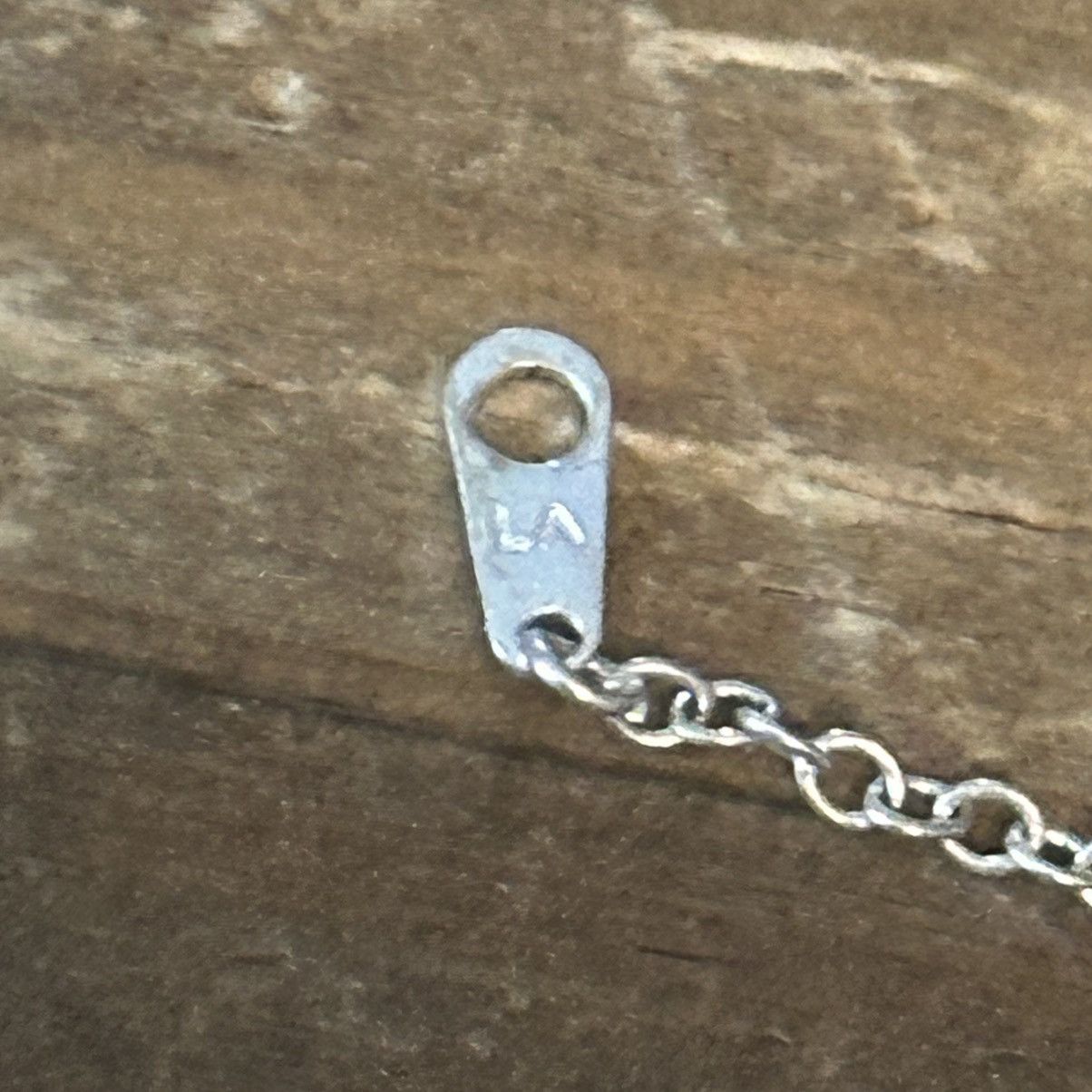 Vintage Vintage LA signed silver tone solitaire CZ pendant necklace Size ONE SIZE - 6 Thumbnail