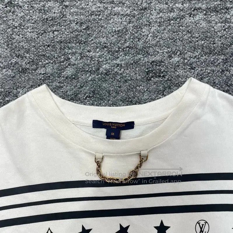 Louis Vuitton Louis Vuitton Summer White Cotton T. Size M / US 6-8 / IT 42-44 - 3 Thumbnail
