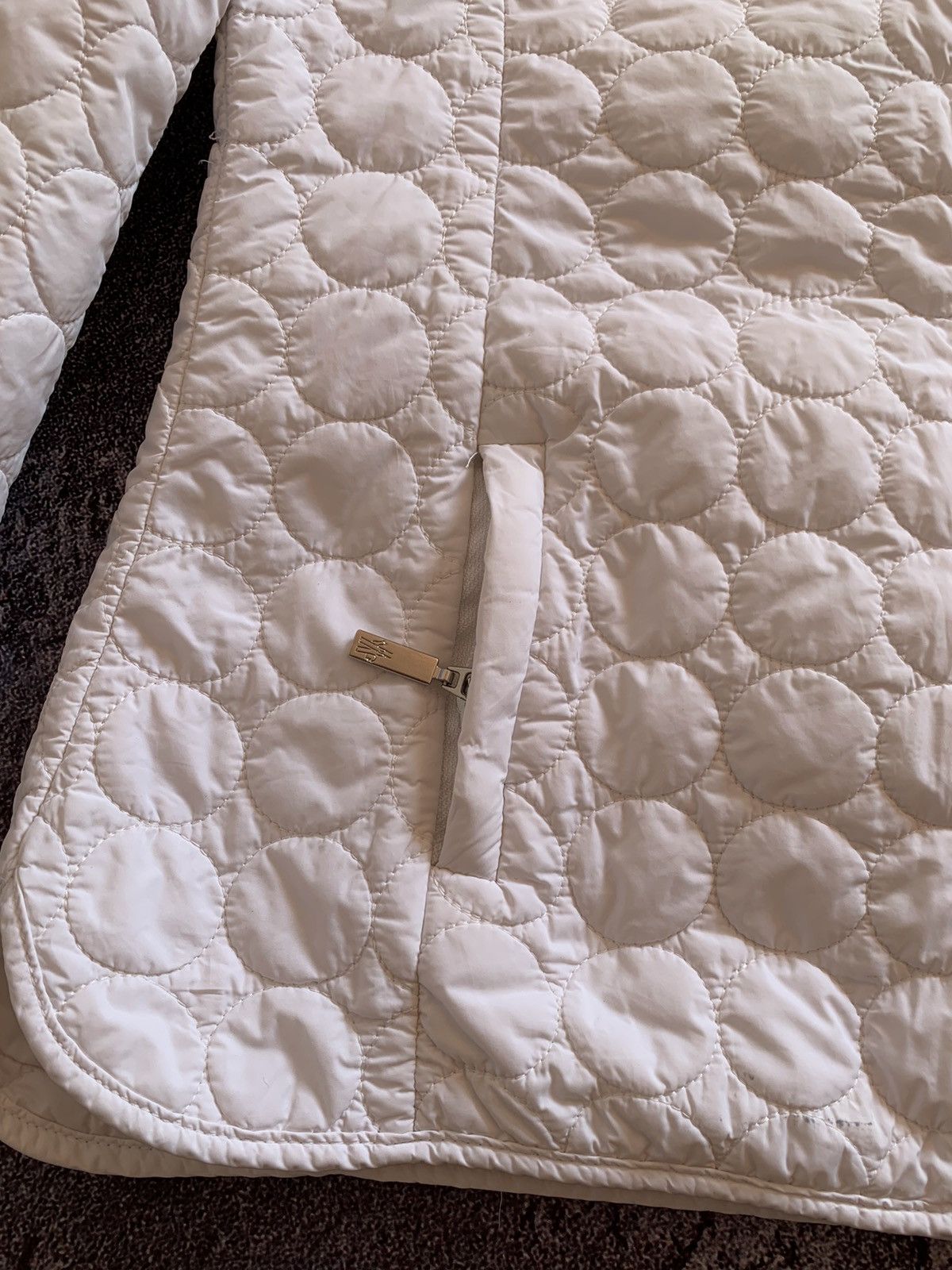 Moncler Moncler Quilted Women’s White Jacket S size Size S / US 4 / IT 40 - 19 Thumbnail