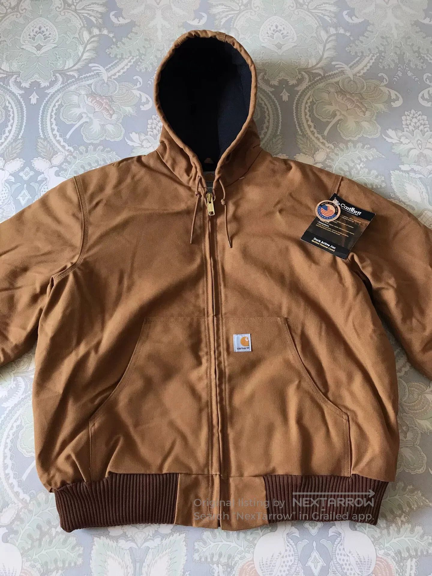 Carhartt Carhartt UJ140 Hooded Work Jacket. Size US L / EU 52-54 / 3 - 4 Thumbnail
