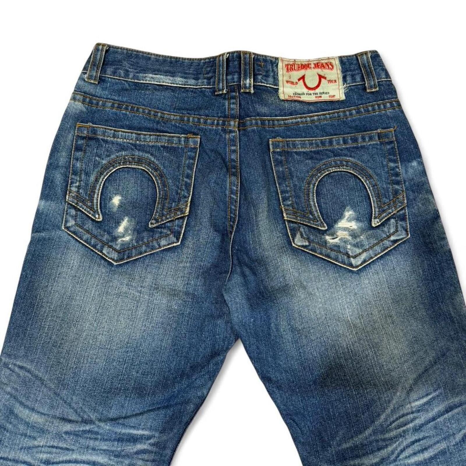 True Religion Kesson rare Truedog denim jeans straight fit Size US 34 / EU 50 - 1 Thumbnail