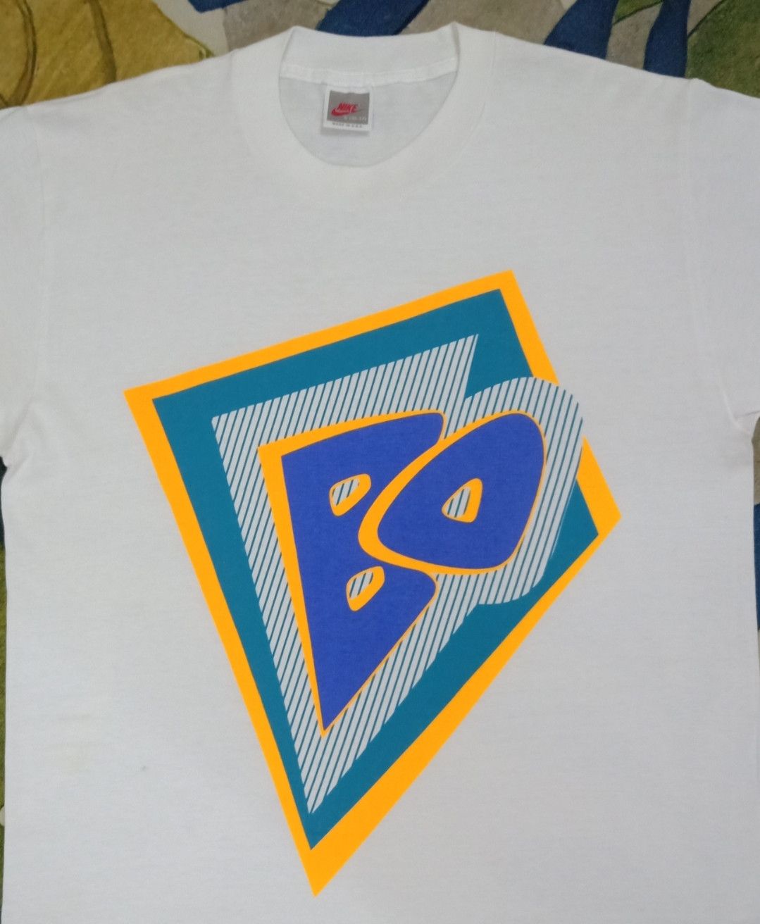 Nike × Vintage Vintage 90s NIKE Bo Jackson T-shirt Size US M / EU 48-50 / 2 - 5 Thumbnail