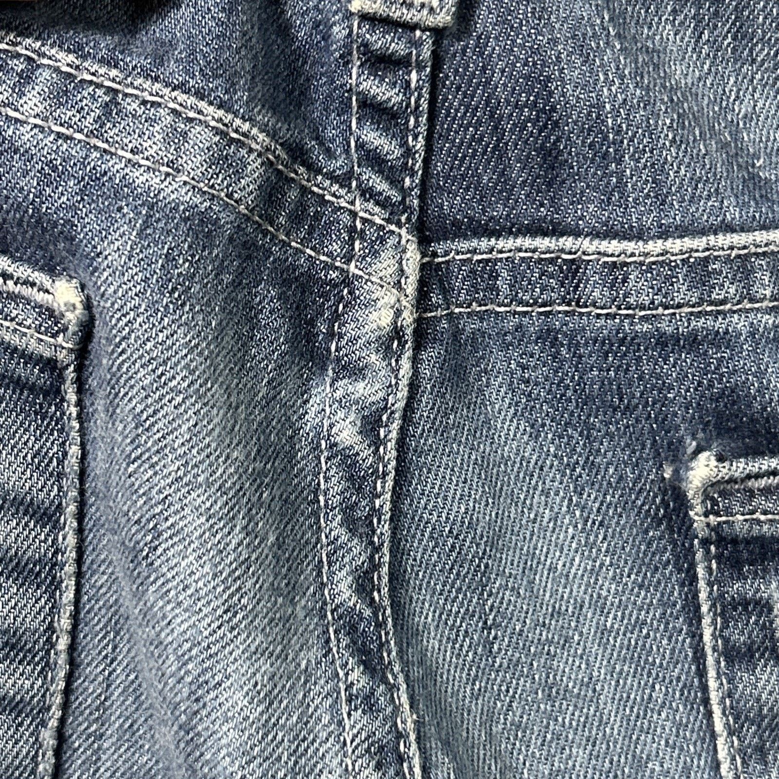 7 For All Mankind 7 For All Mankind Straight Jeans 35x33 Rhinestone Skinny Size 35" - 7 Thumbnail