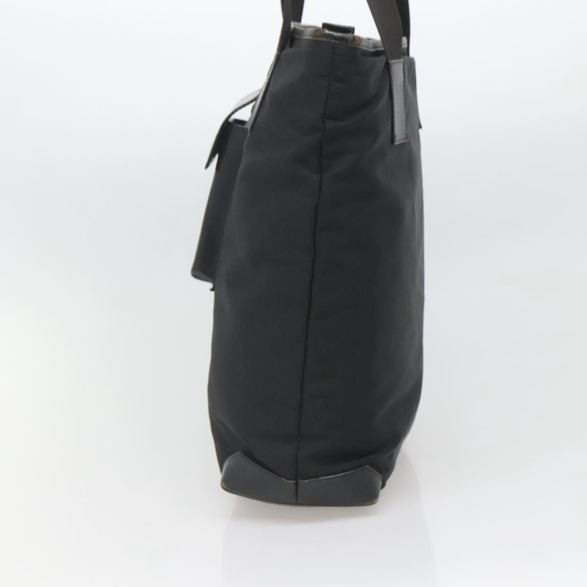 Gucci GUCCI Hand Bag Nylon Black Silver 019 019 Size ONE SIZE - 4 Thumbnail