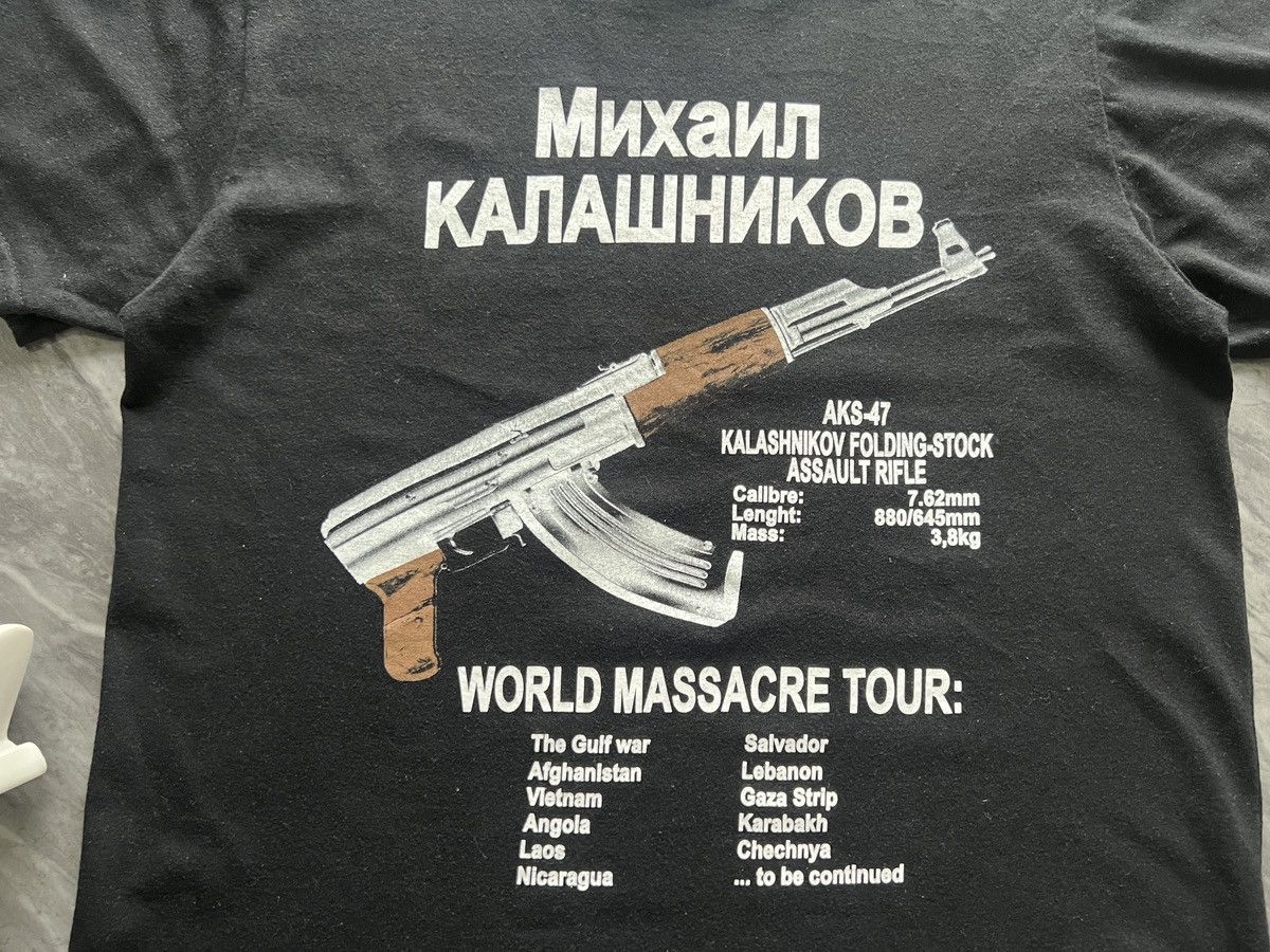 Other Михаил КАЛАШНИКОВ : AK47 Assault Rifle Tour Size US S / EU 44-46 / 1 - 2 Thumbnail
