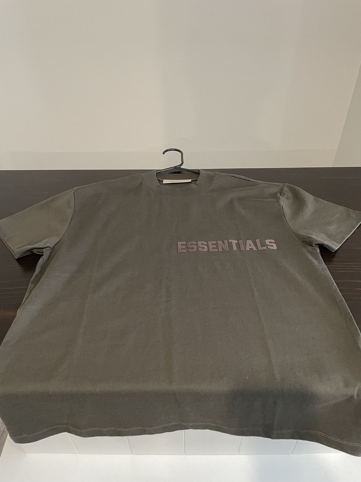 Essentials × Fear of God Essentials T-Shirt - Size XS - Off Black - Fear Of God Size US XS / EU 42 / 0 - 1 Thumbnail