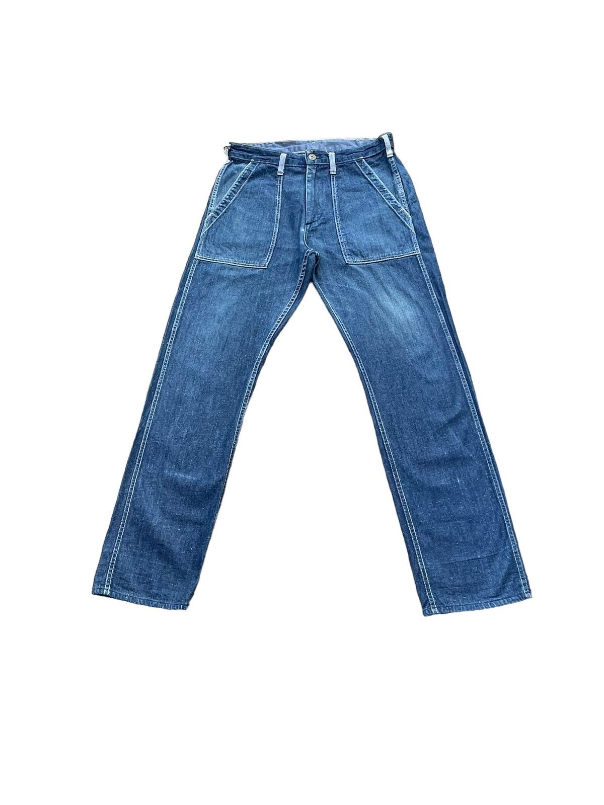 GU × Japanese Brand GU Baker Pant Denim Size US 33 - 1 Thumbnail