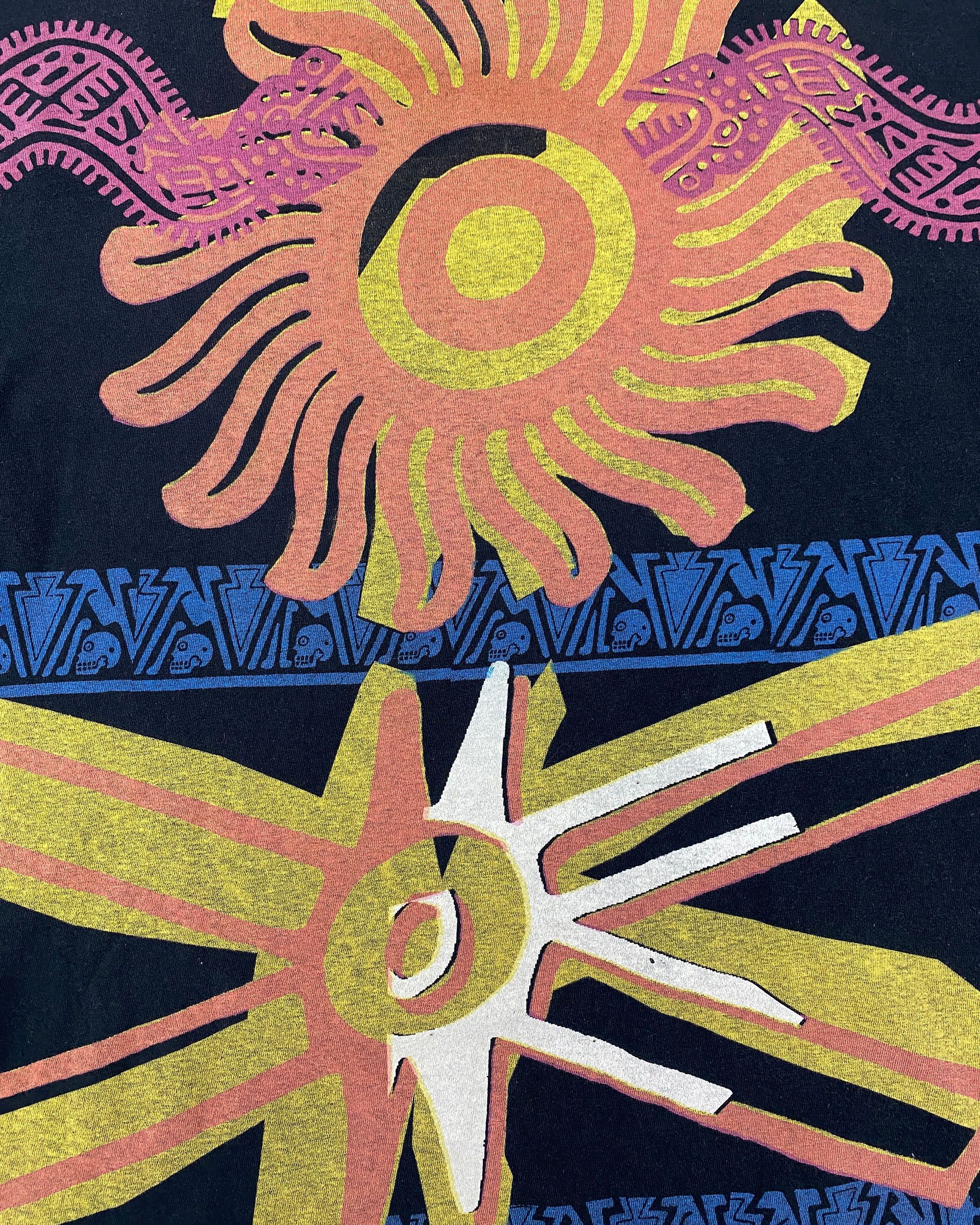 Vintage Die Toten Hosen 1990s AOP Band Single Stitch T-Shirt Size US XL / EU 56 / 4 - 5 Thumbnail